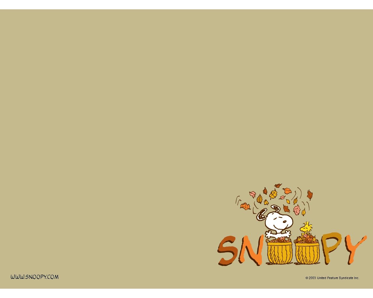 Snoopy Thanksgiving Wallpapers