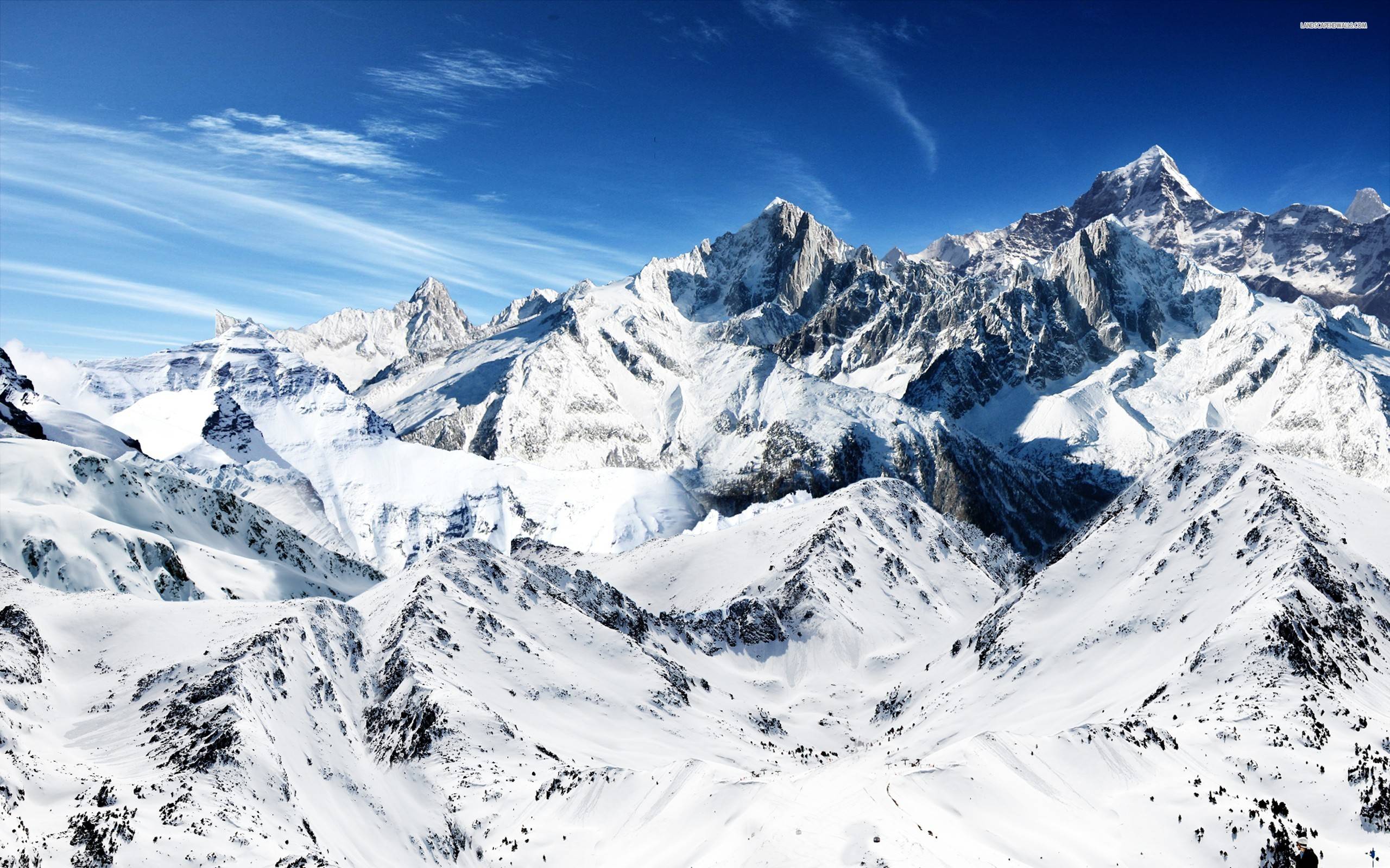 Snow Covered Mountain Wallpapers