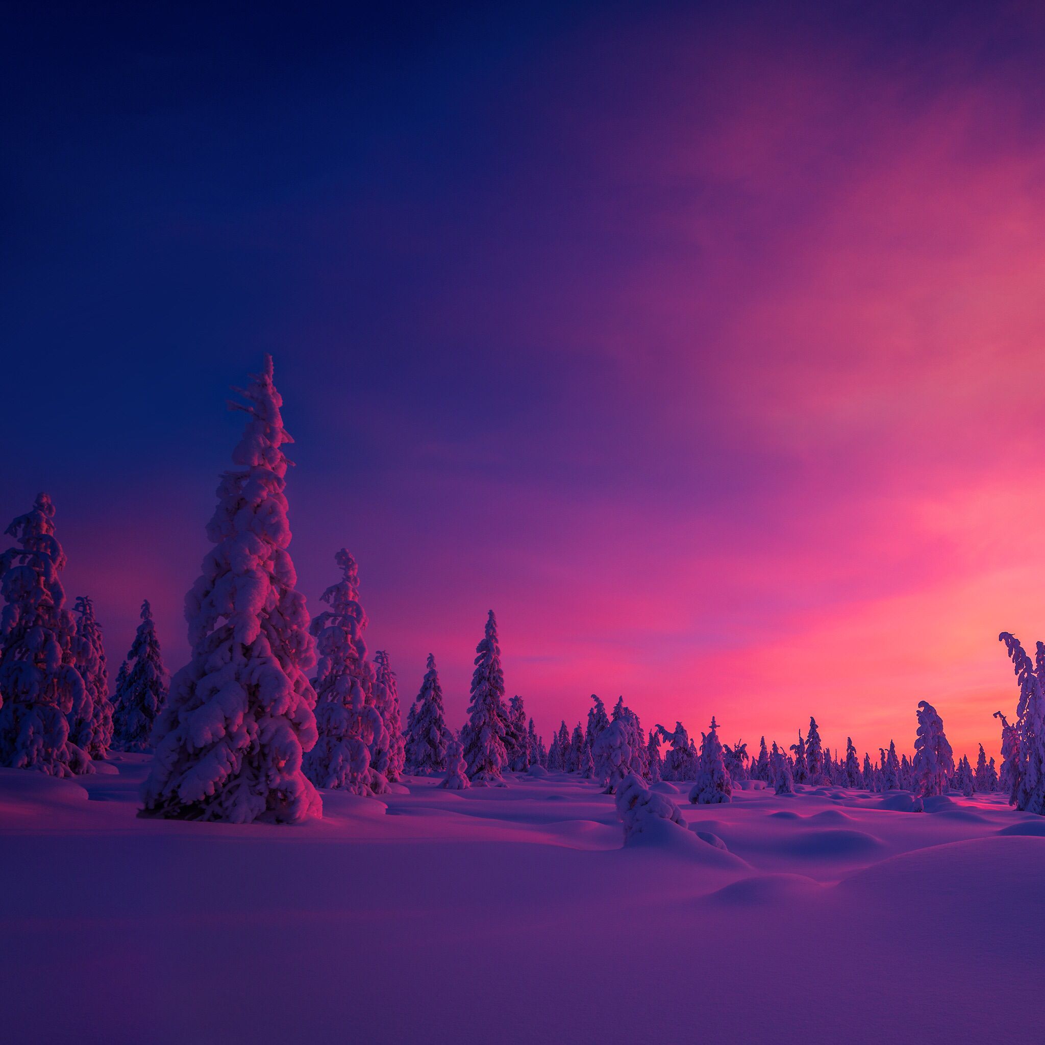 Snow Sunset Wallpapers