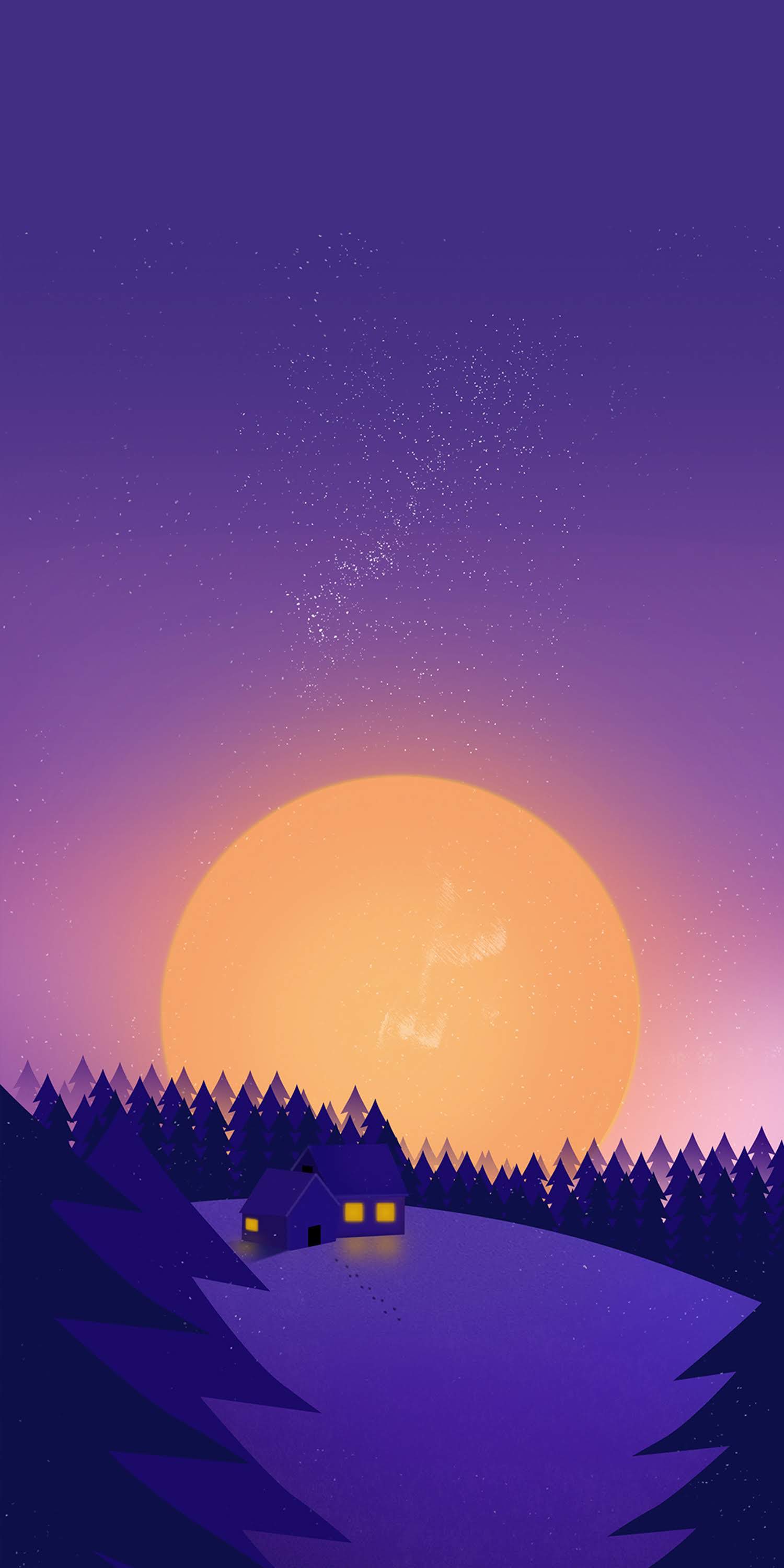 Snow Sunset Wallpapers