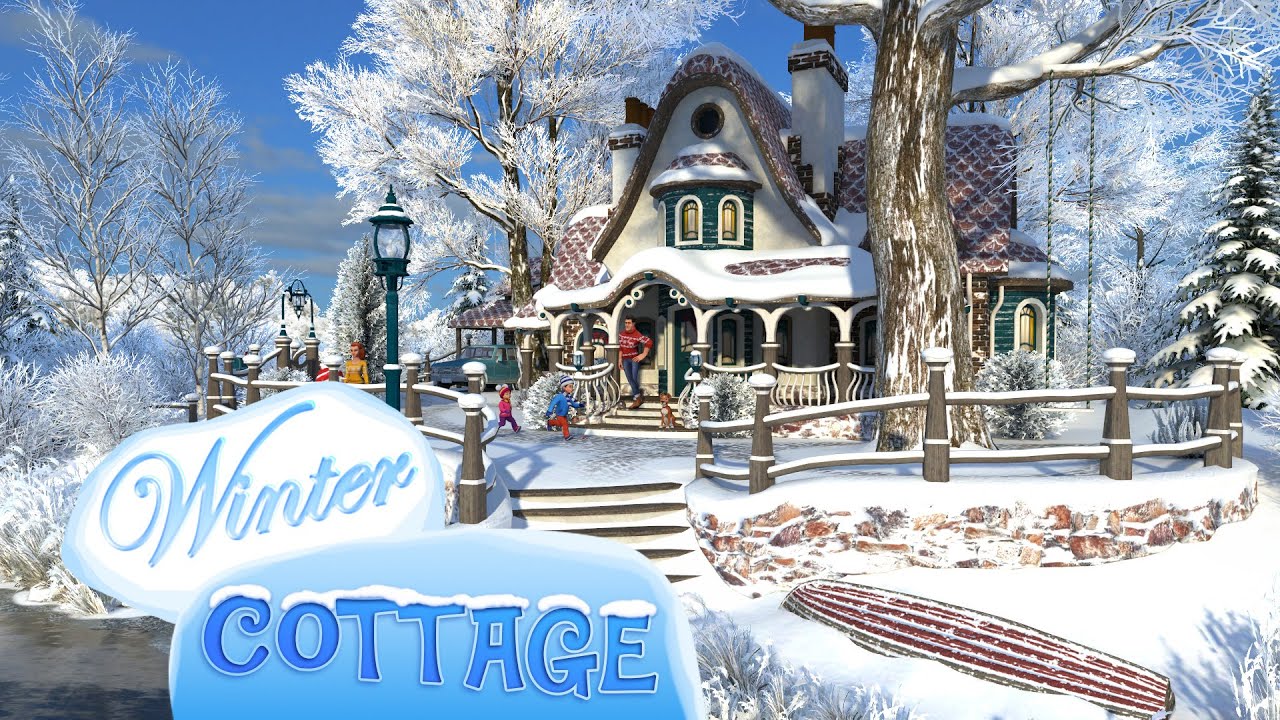 Snowy Cottages Wallpapers