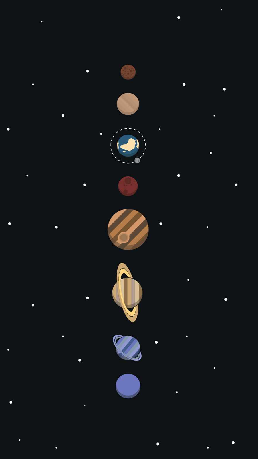 Solar System Phone Wallpapers