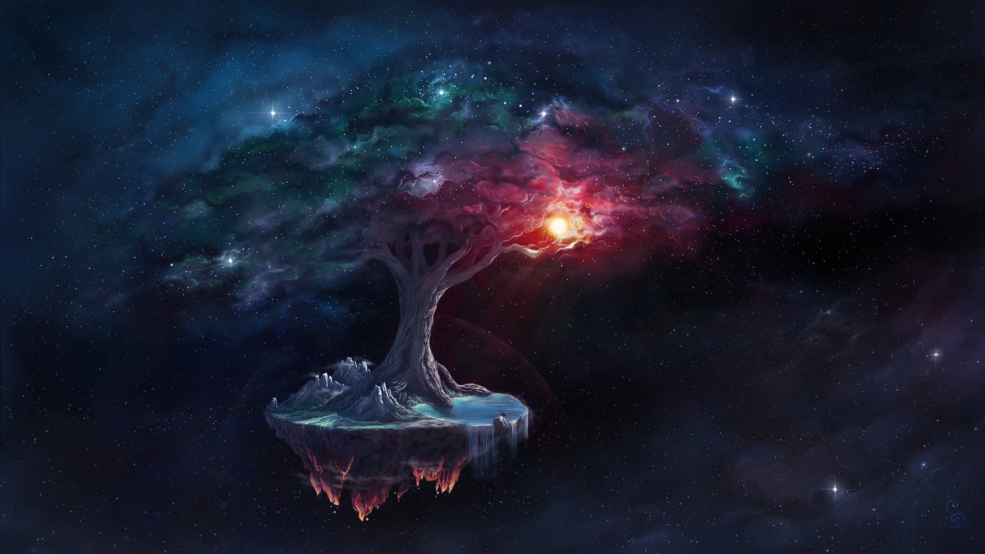 Space Tree Wallpapers