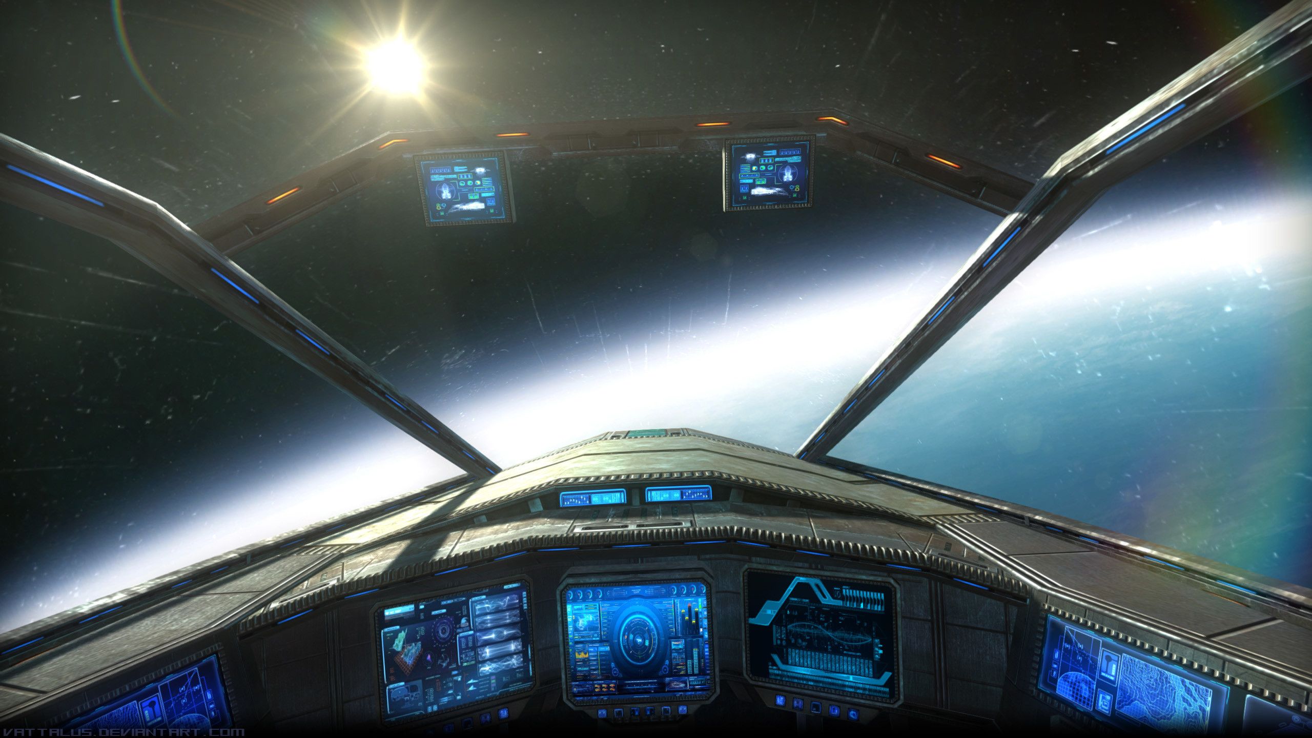 Spaceship Interior Wallpapers