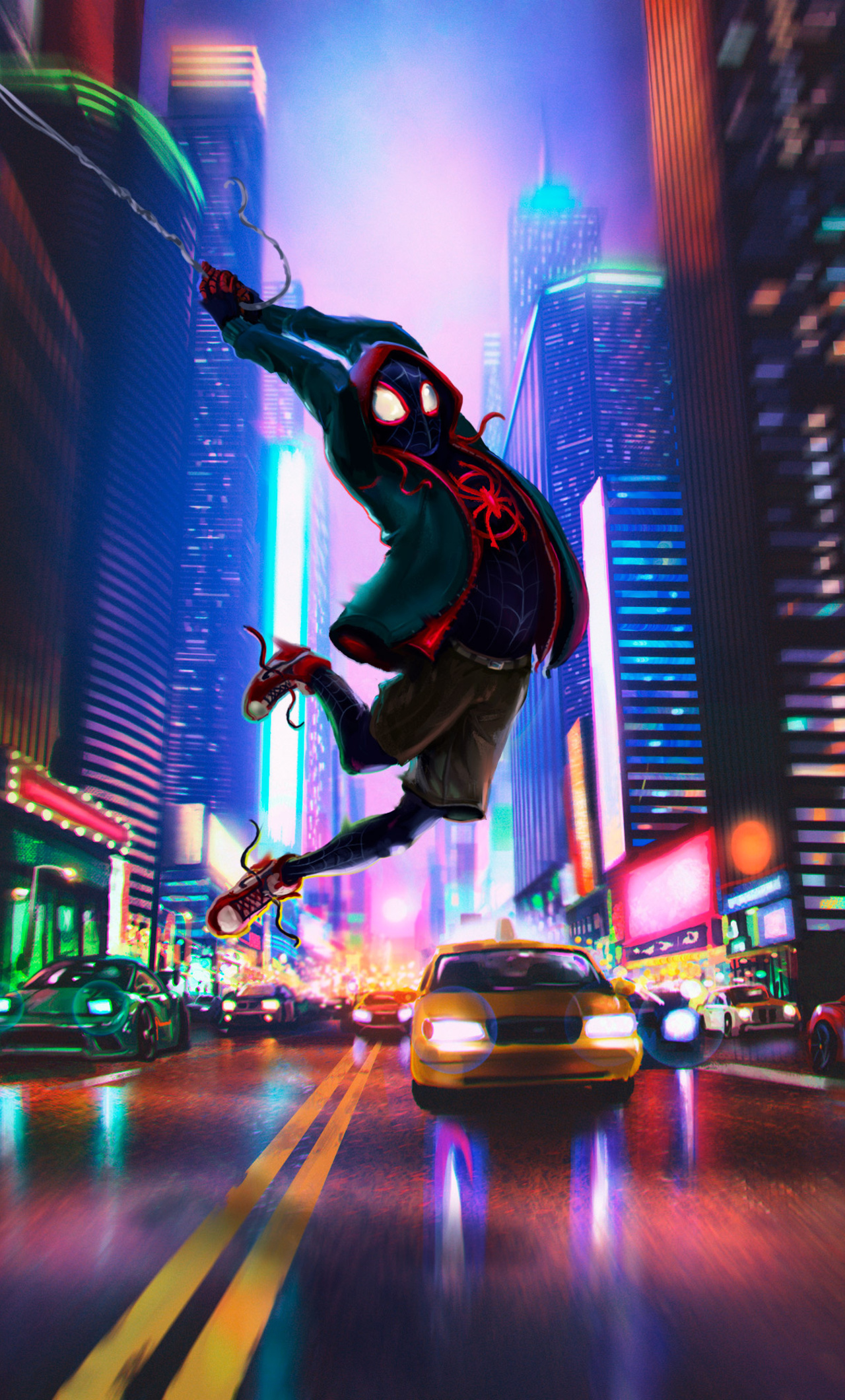 Spider Man Into The Spider Verse Iphone Wallpapers