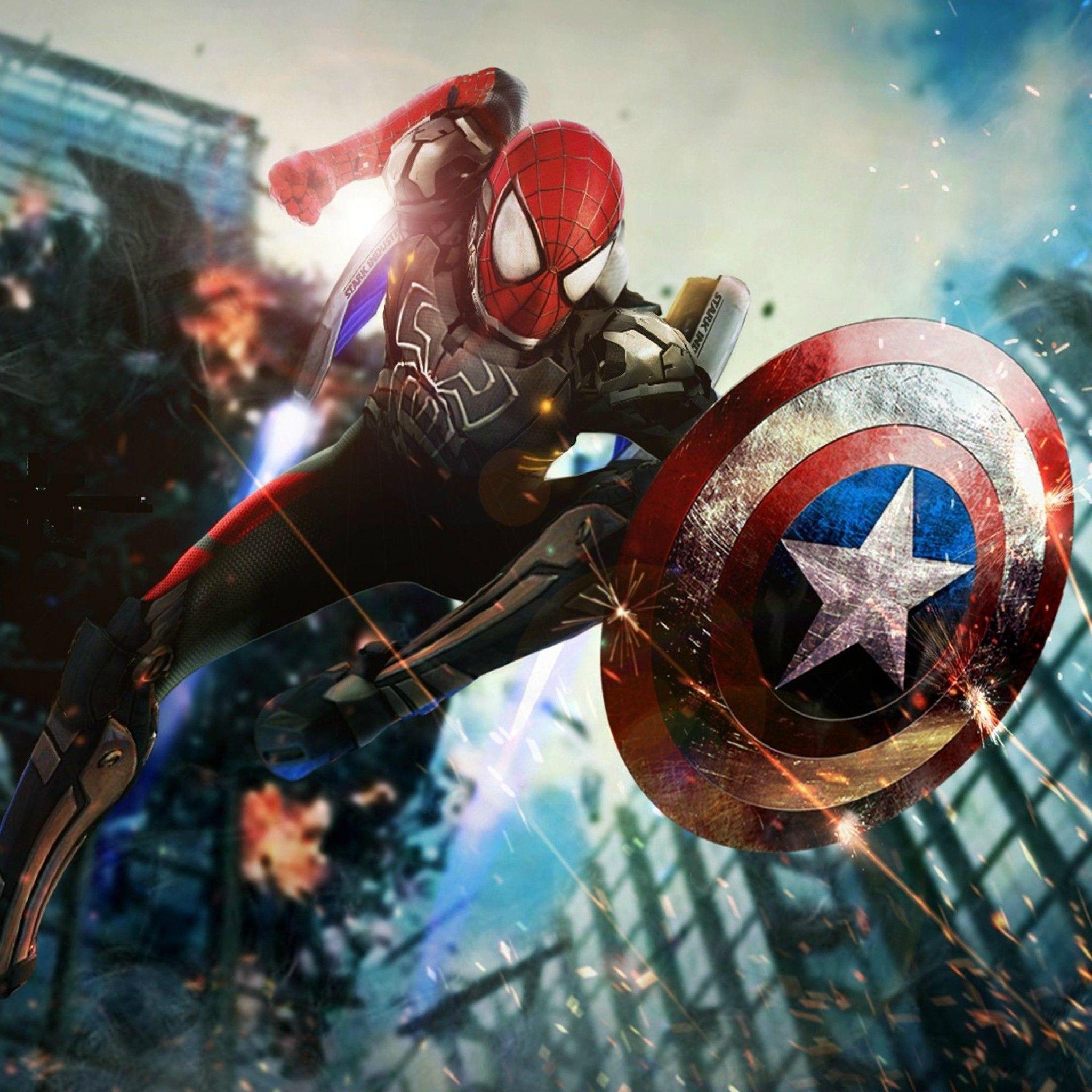 Spiderman And Ironman Fanart Wallpapers