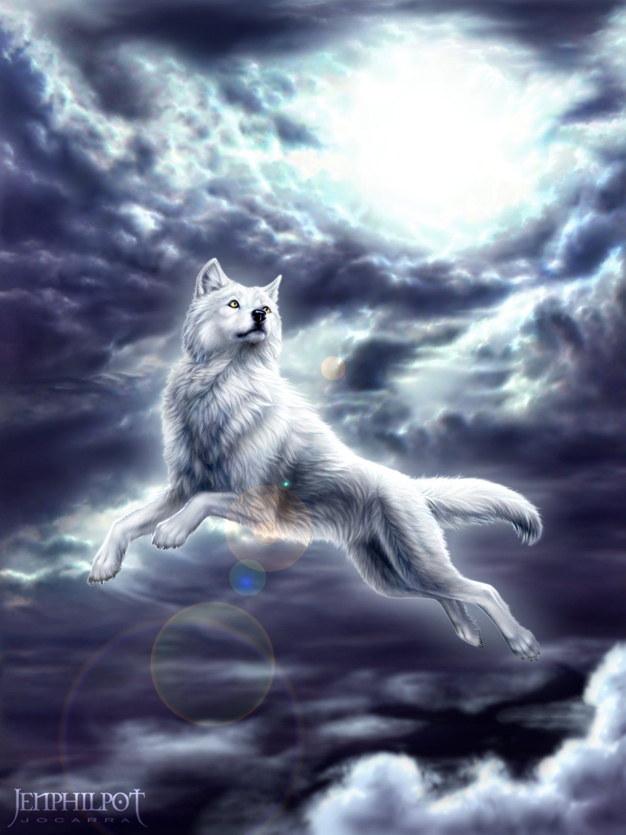 Spirit Ice Wolf Wallpapers