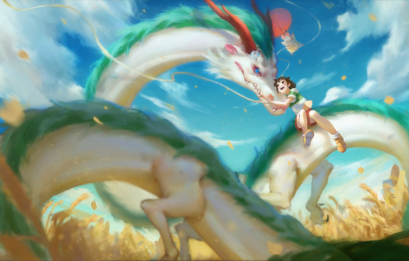 Spirited Away Dragon Wallpapers