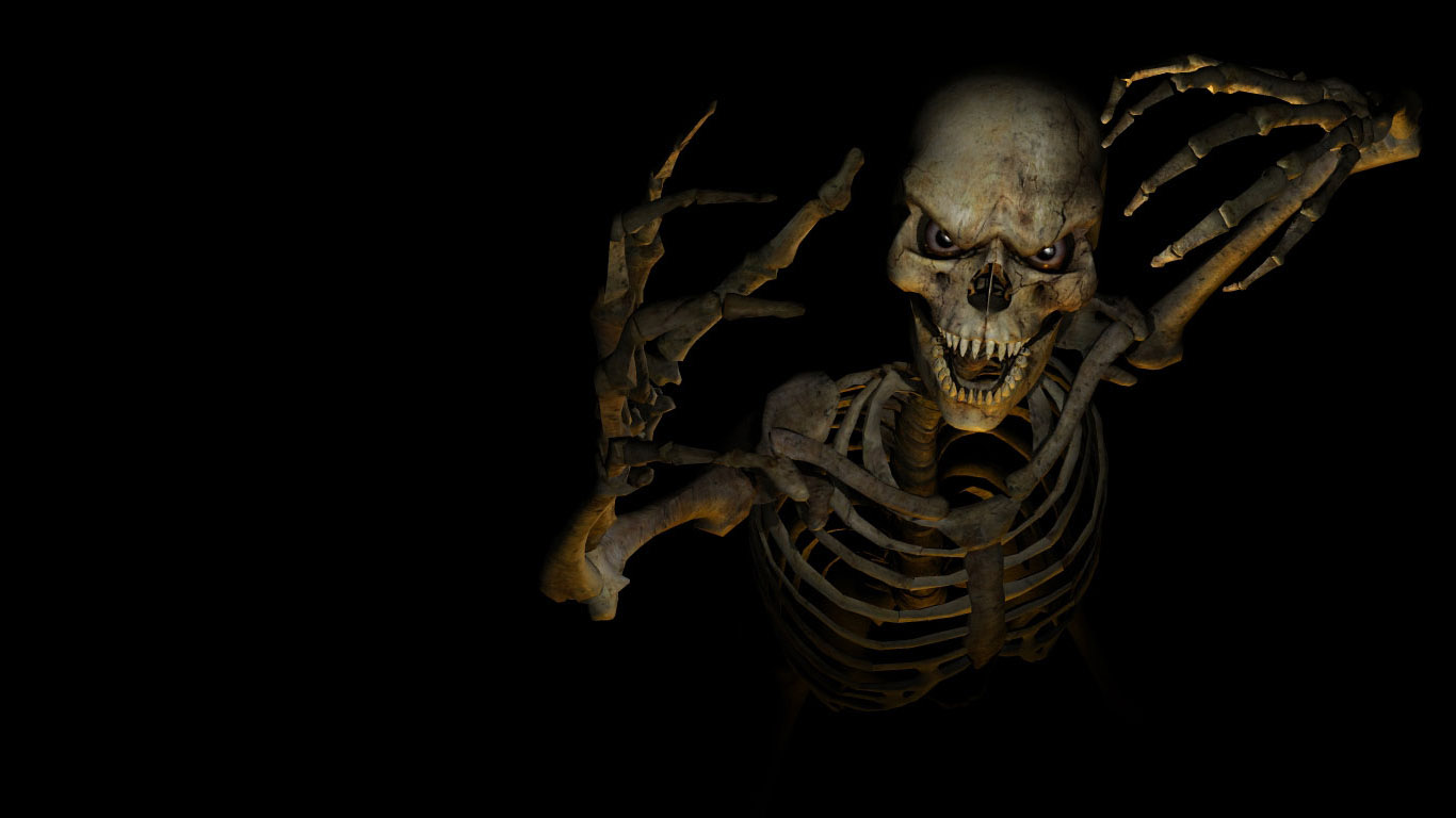 Spooky Scary Skeletons Wallpapers