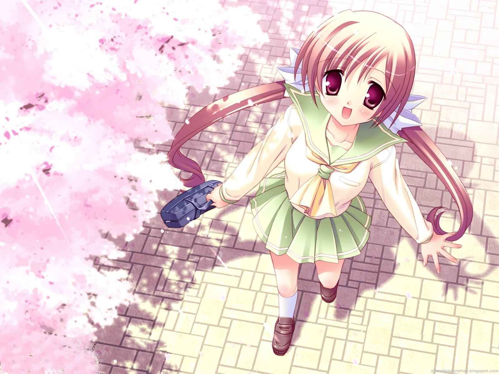 Spring Anime Girl Wallpapers