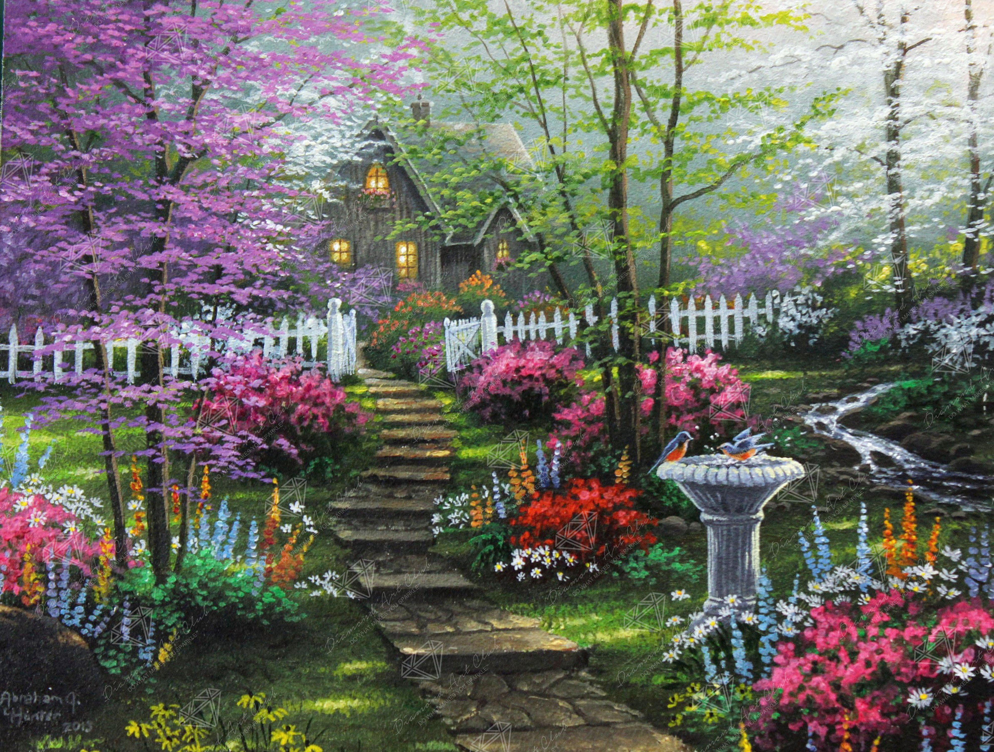 Spring Cottage Wallpapers