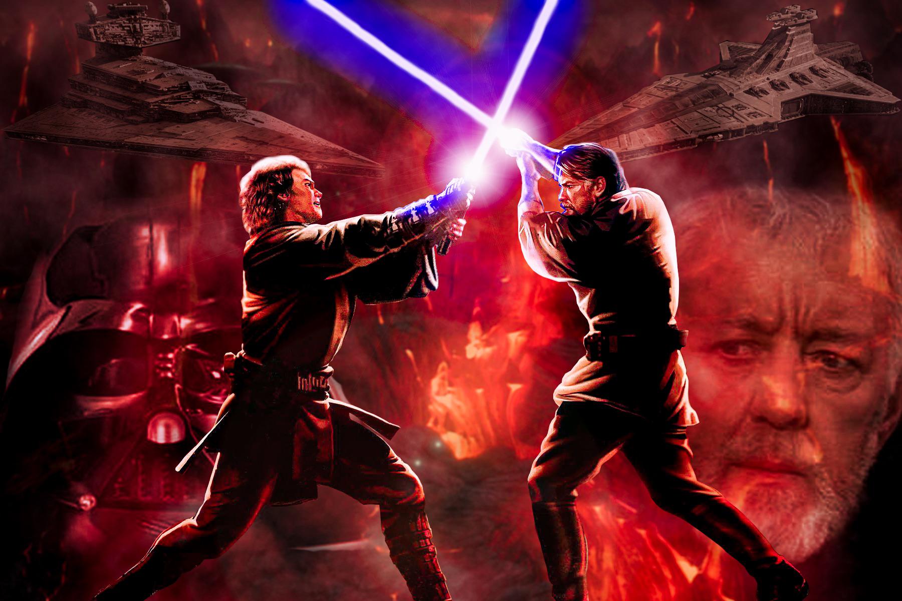 Star Wars Anakin Vs Obi Wan Wallpapers