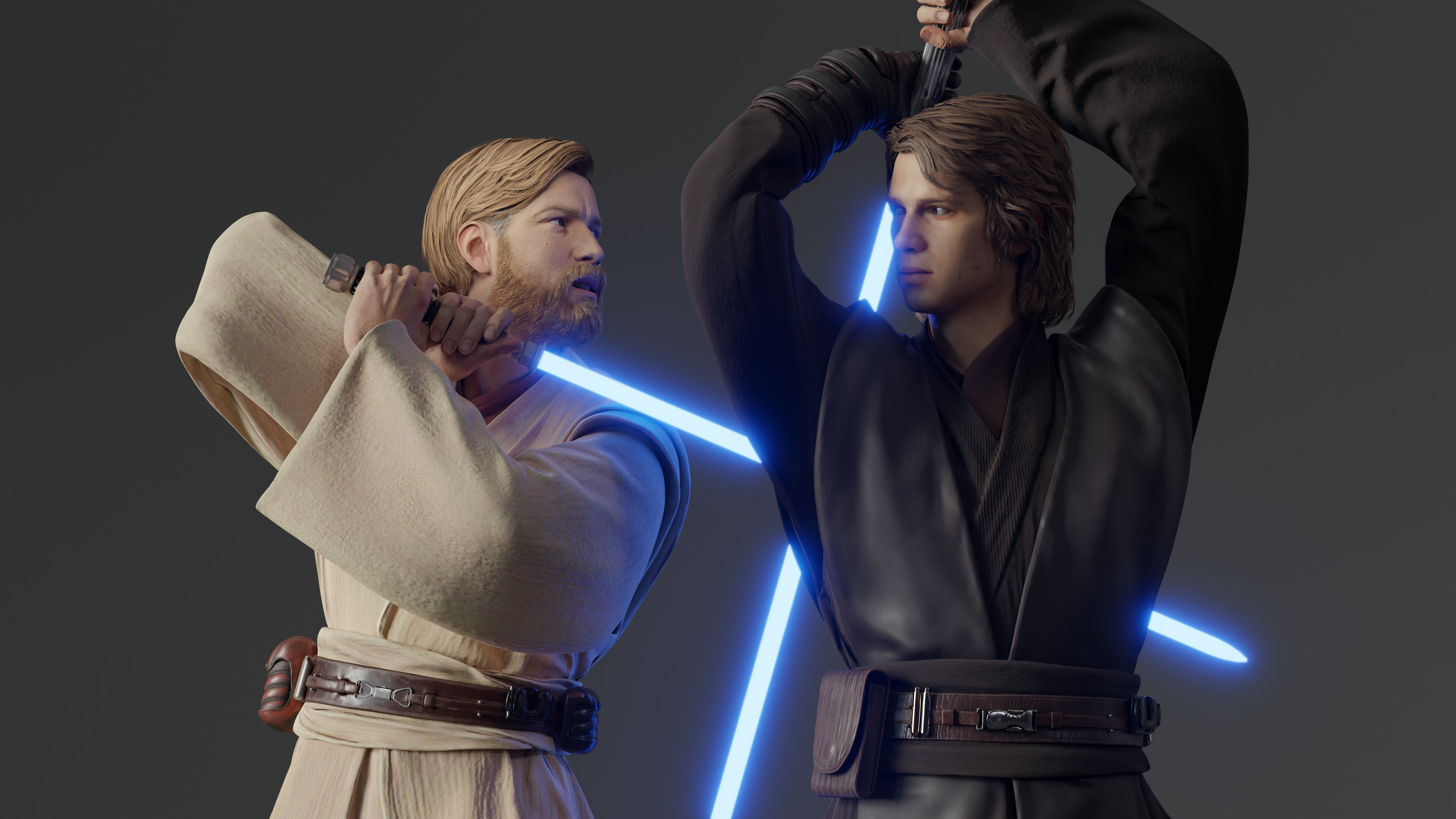 Star Wars Anakin Vs Obi Wan Wallpapers