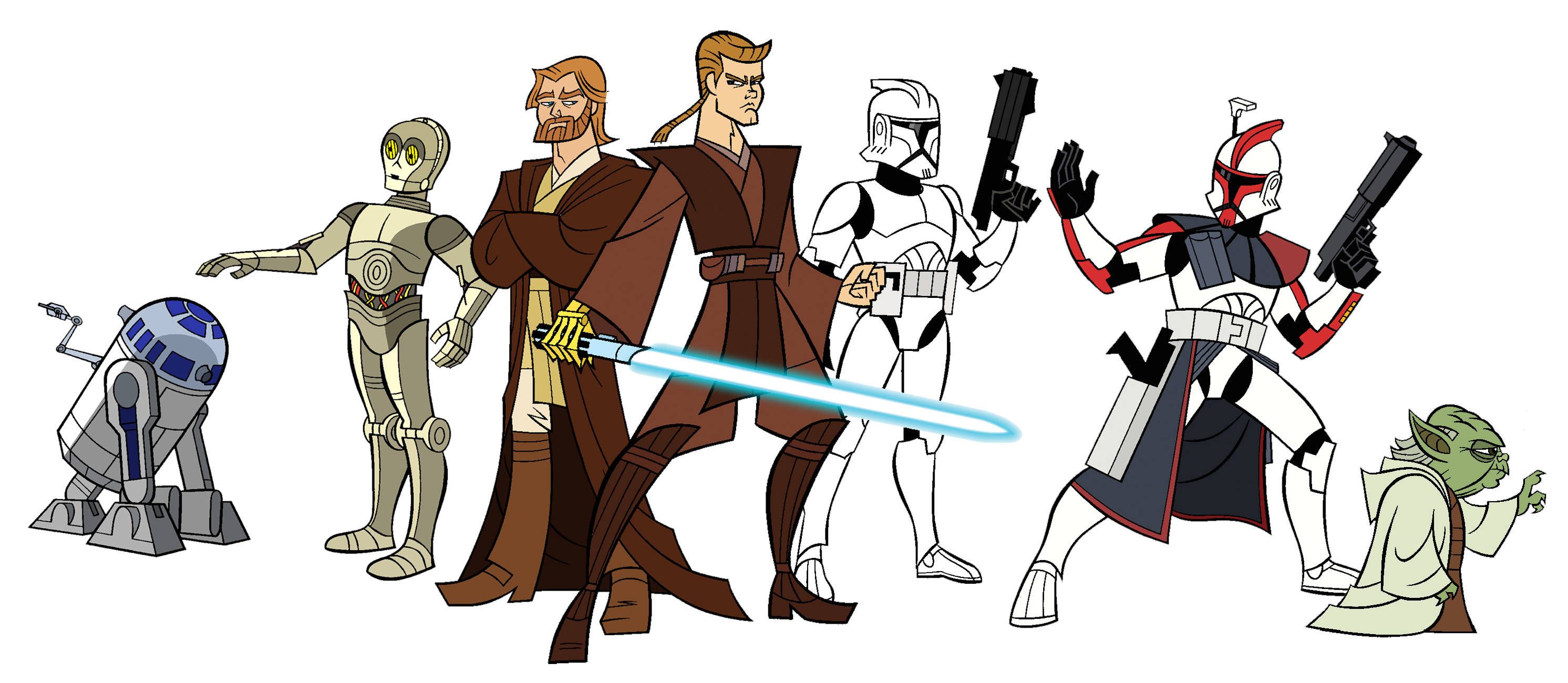 Star Wars Characters Cartoon Images Wallpapers