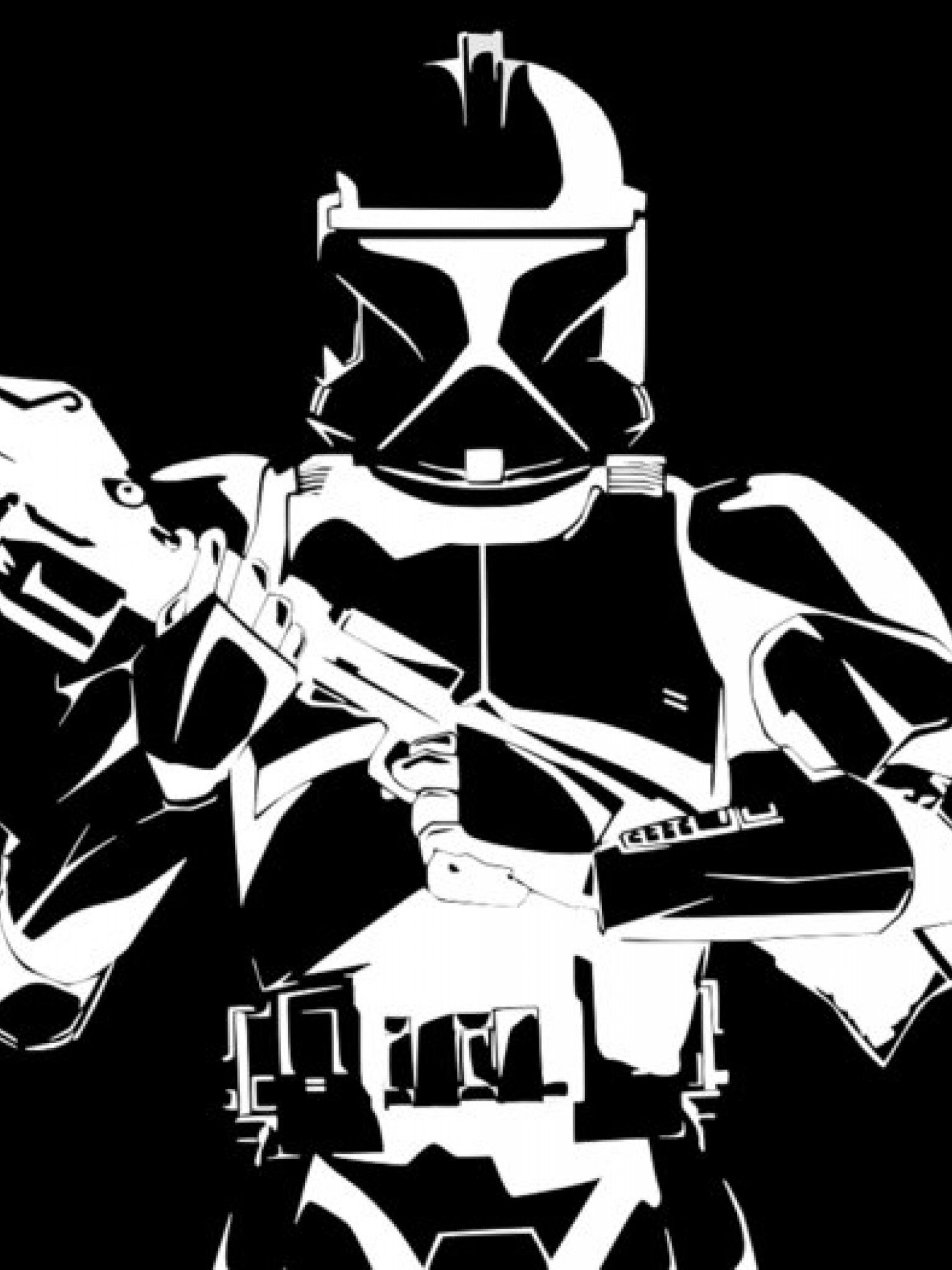 Star Wars Black And White Wallpapers