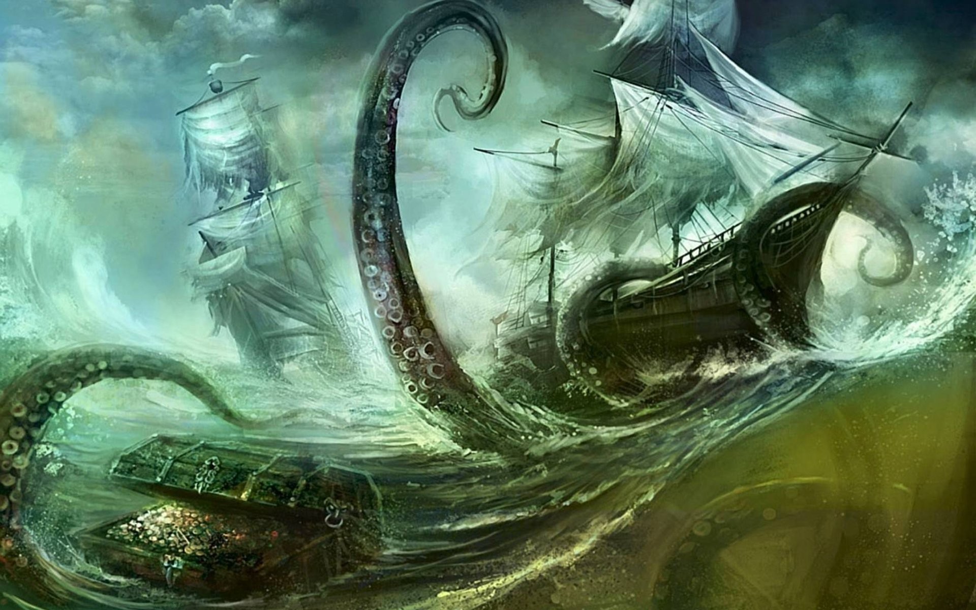 Steampunk Kraken Wallpapers