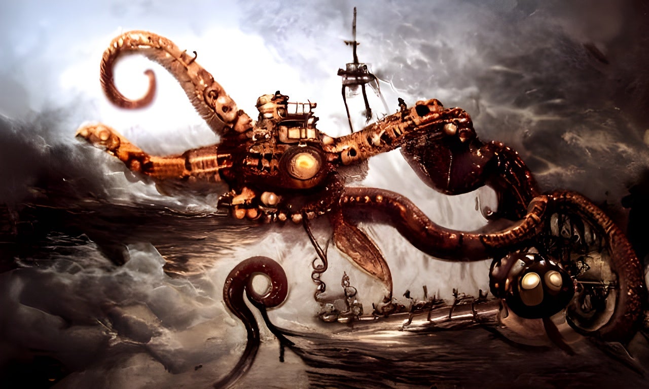 Steampunk Kraken Wallpapers