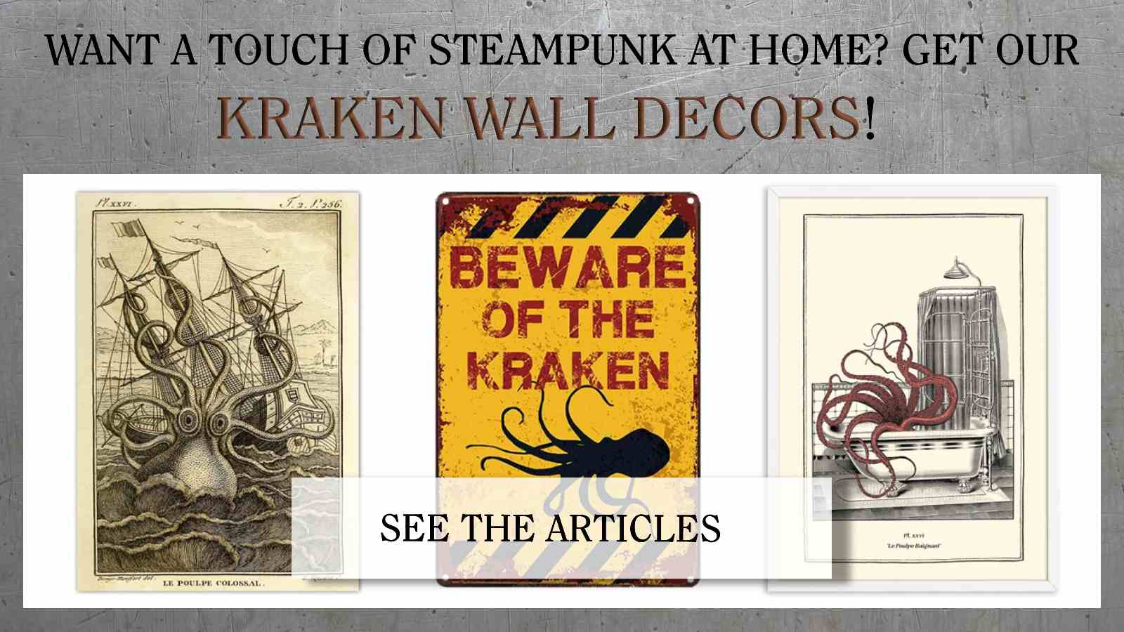 Steampunk Kraken Wallpapers