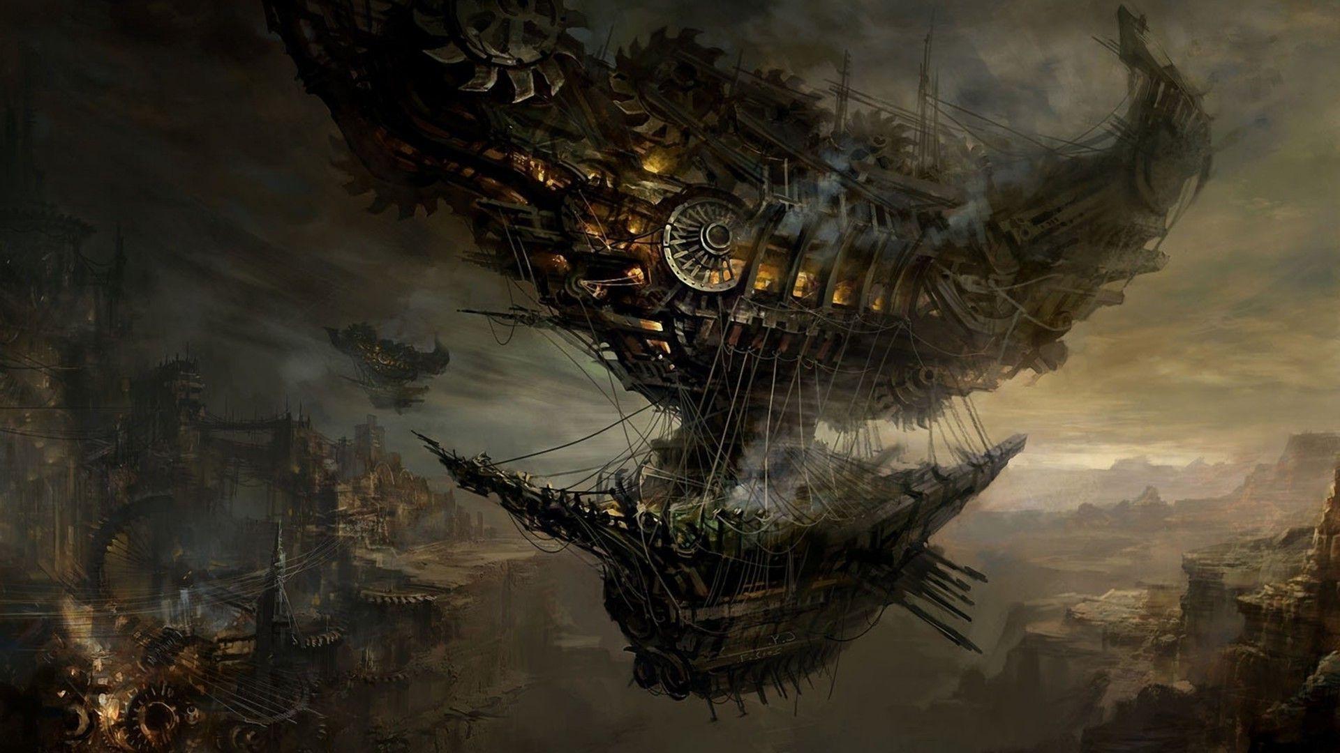 Steampunk Landscape Wallpapers