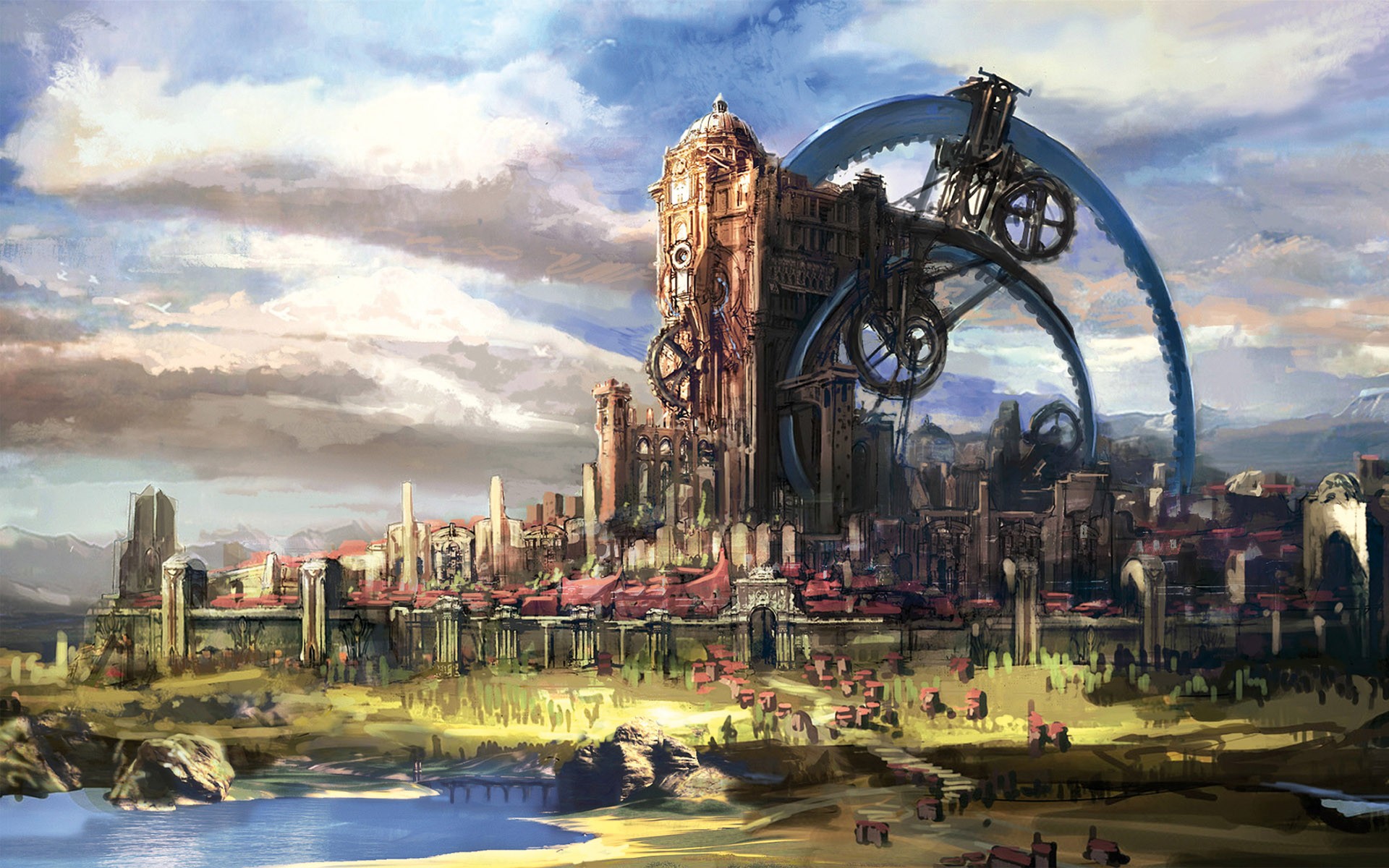 Steampunk Landscape Wallpapers