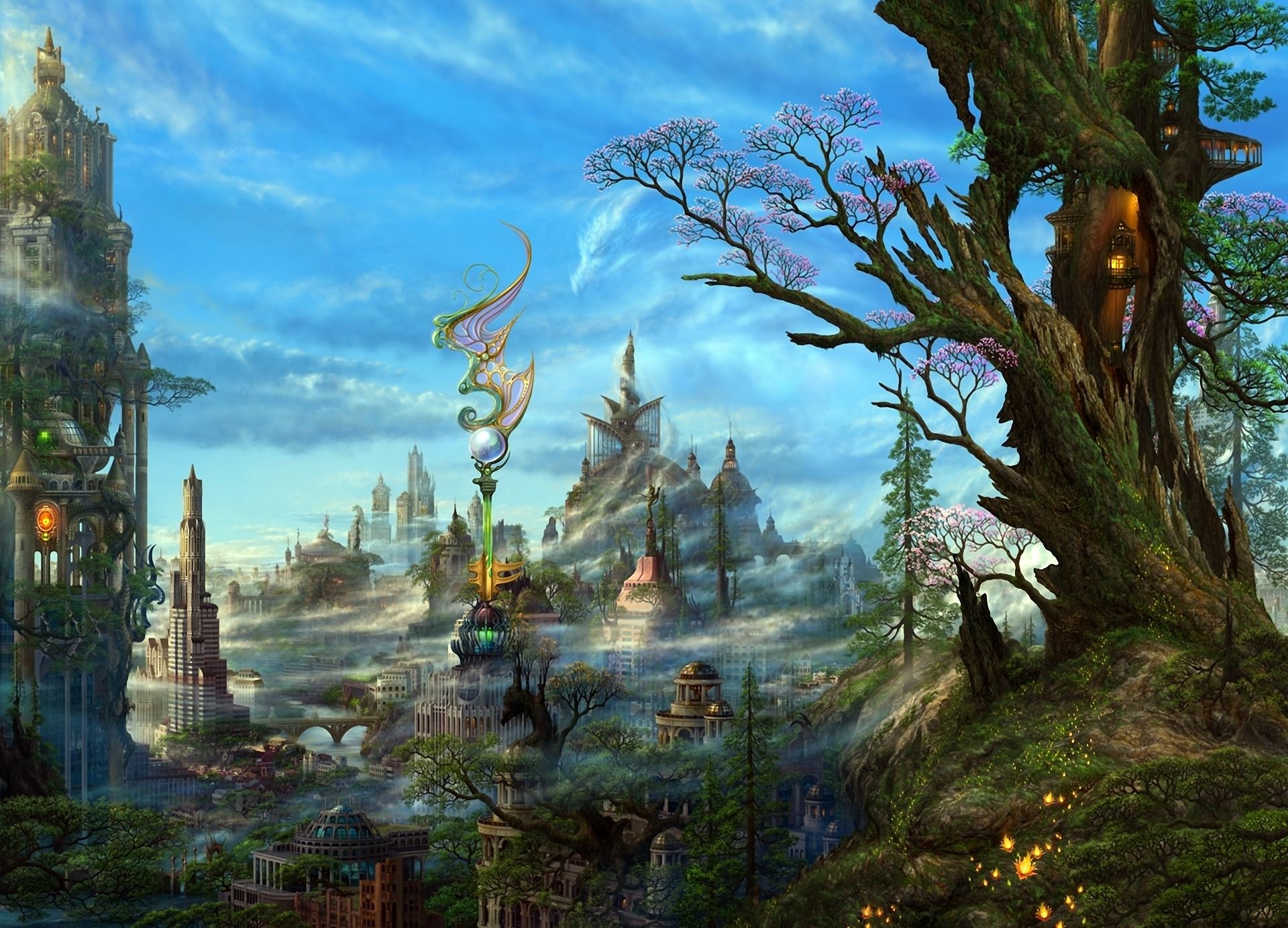 Steampunk Landscape Wallpapers