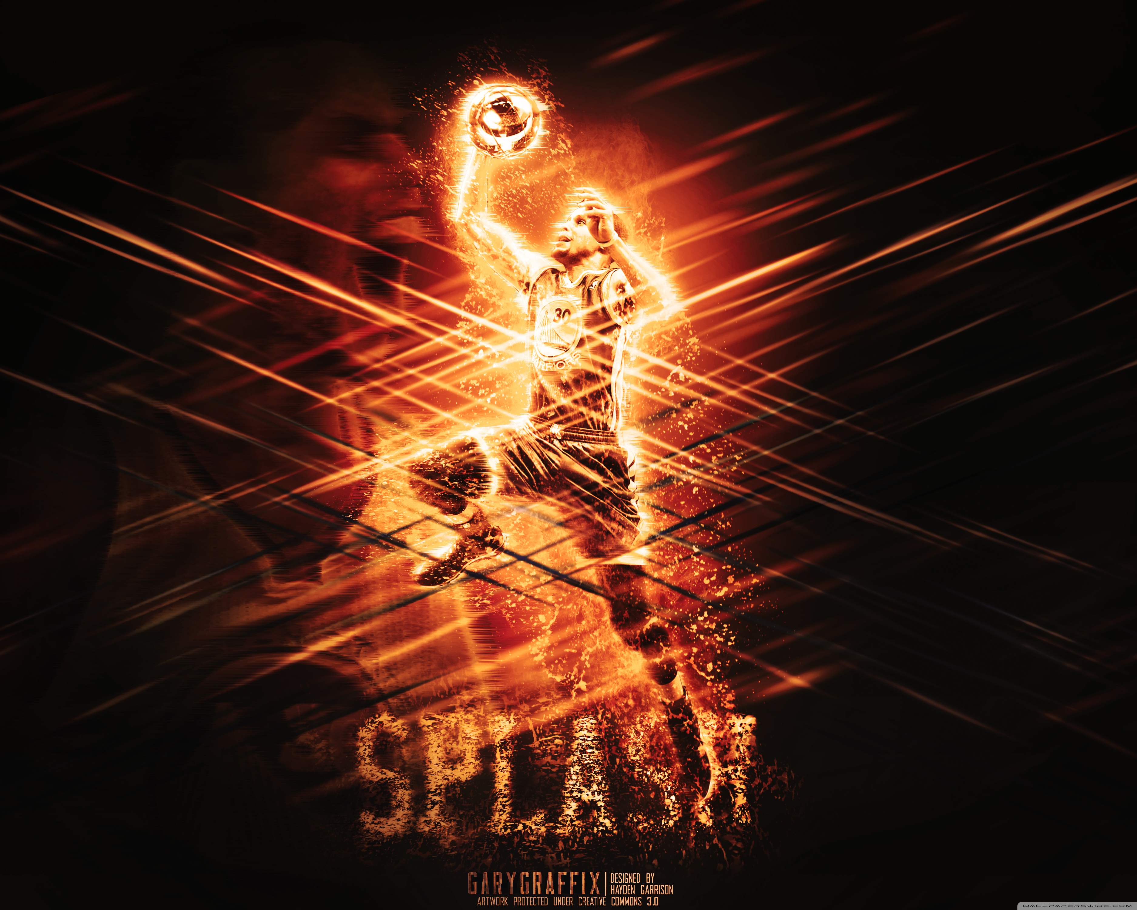 Stephen Curry Fire Wallpapers