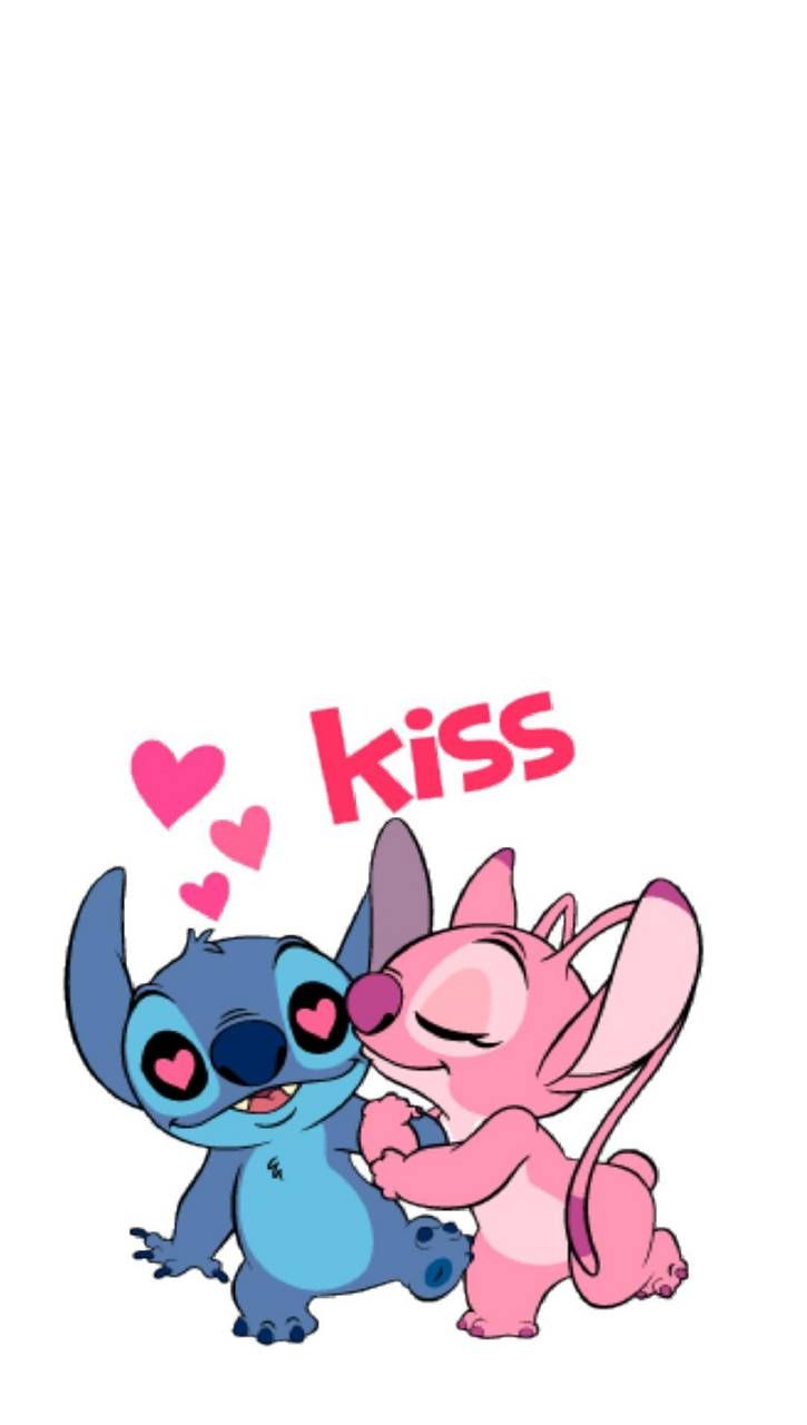 Stitch And Angel Couple Wallpapers