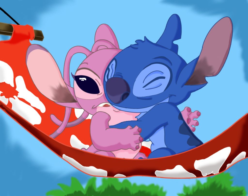 Stitch And Angel Couple Wallpapers