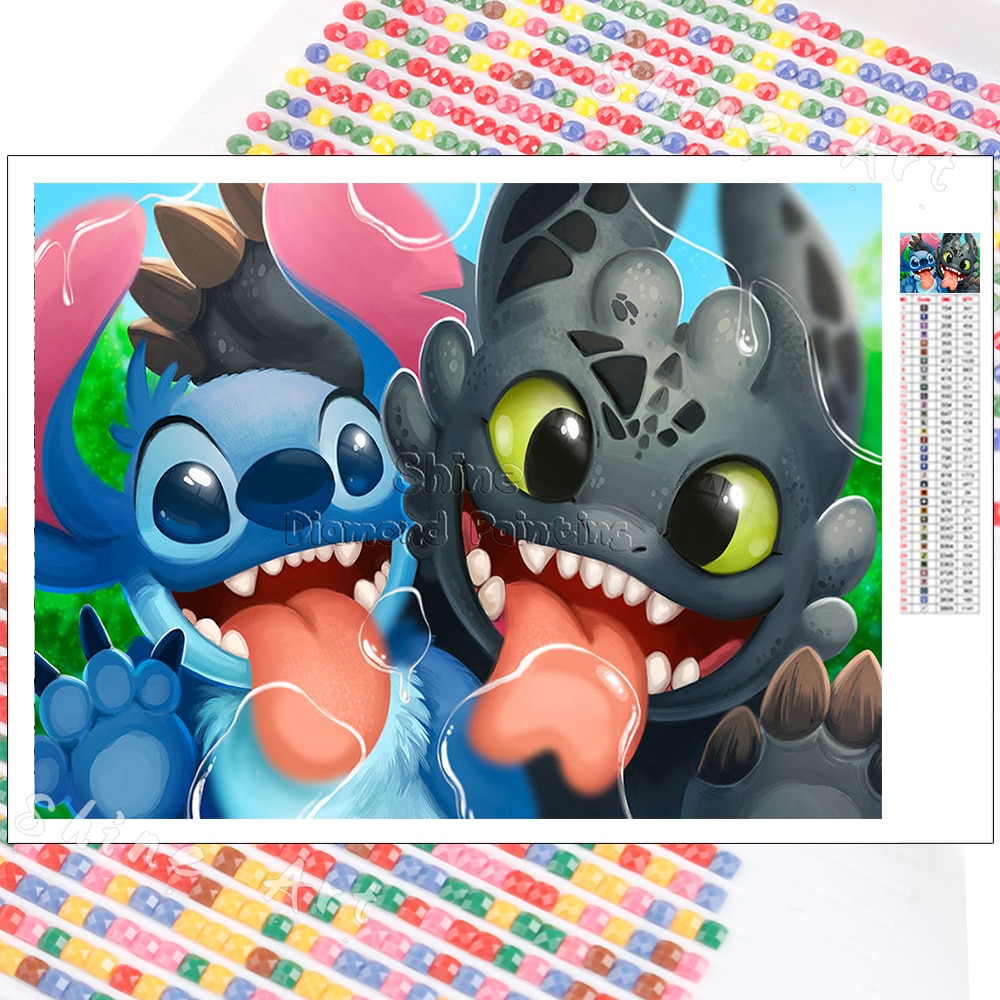 Stitch And Toothless Wallpapers