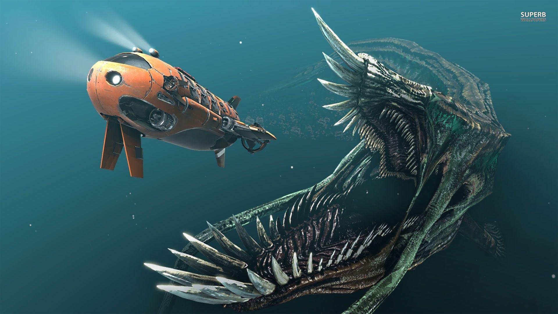 Subnautica Leviathan Wallpapers