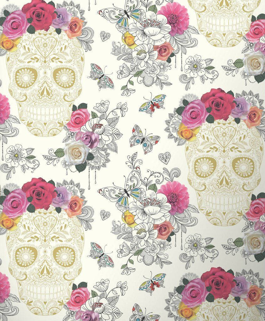 Sugar Skull Iphone Wallpapers