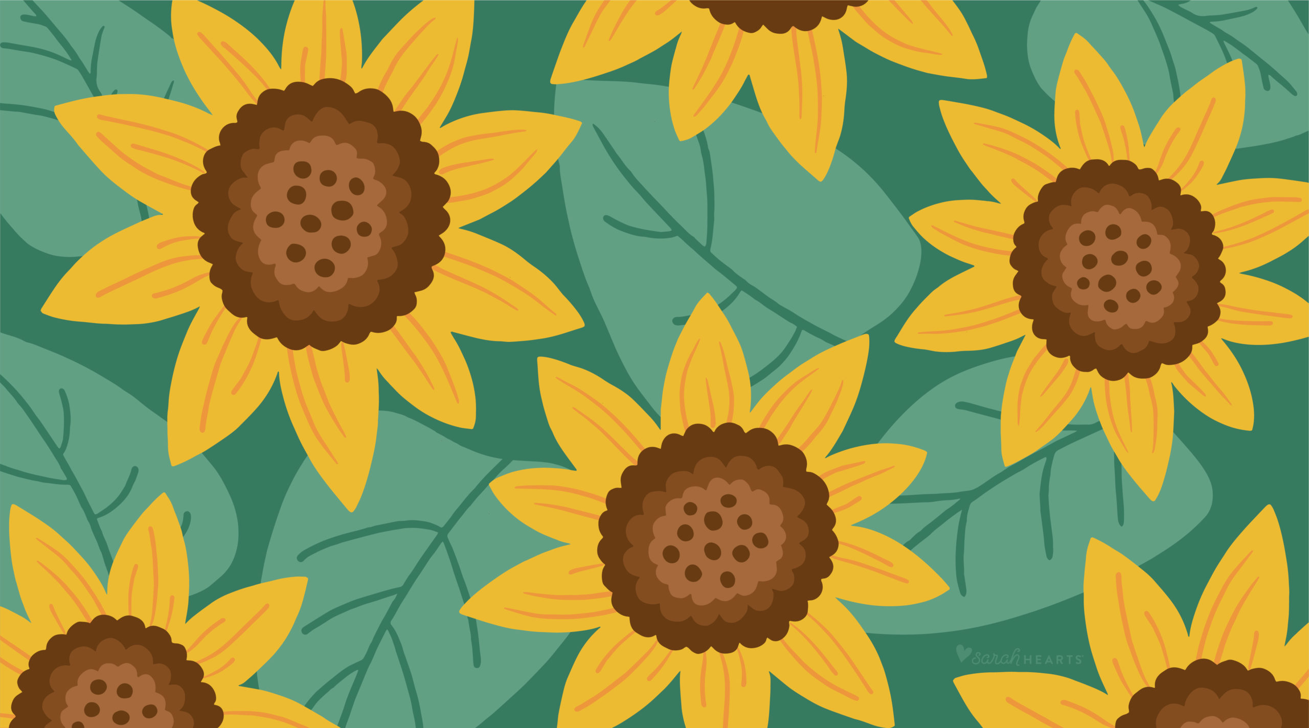 Sunflower Art Wallpapers