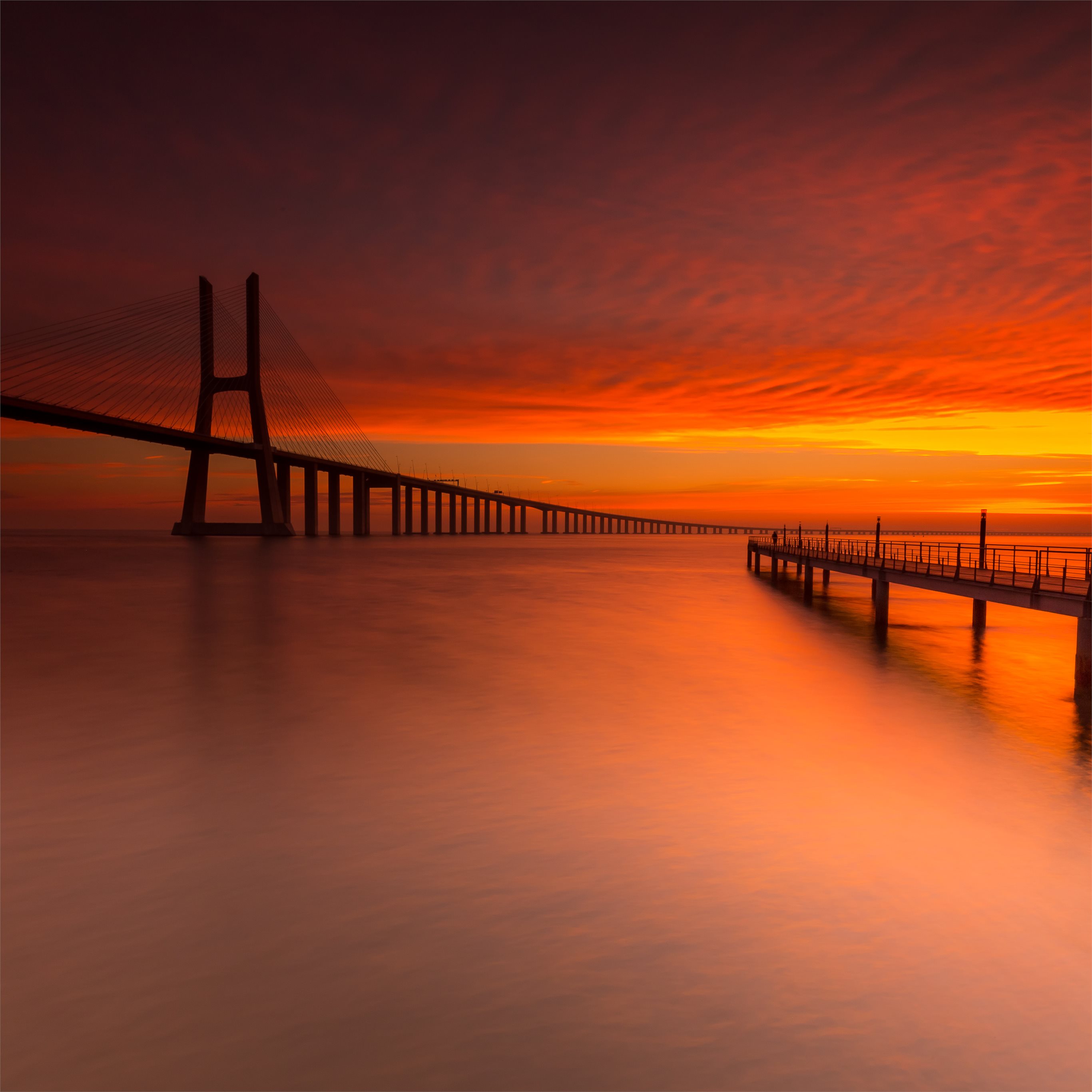 Sunset Bridge Wallpapers