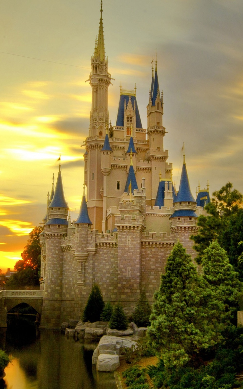 Sunset Castle Wallpapers