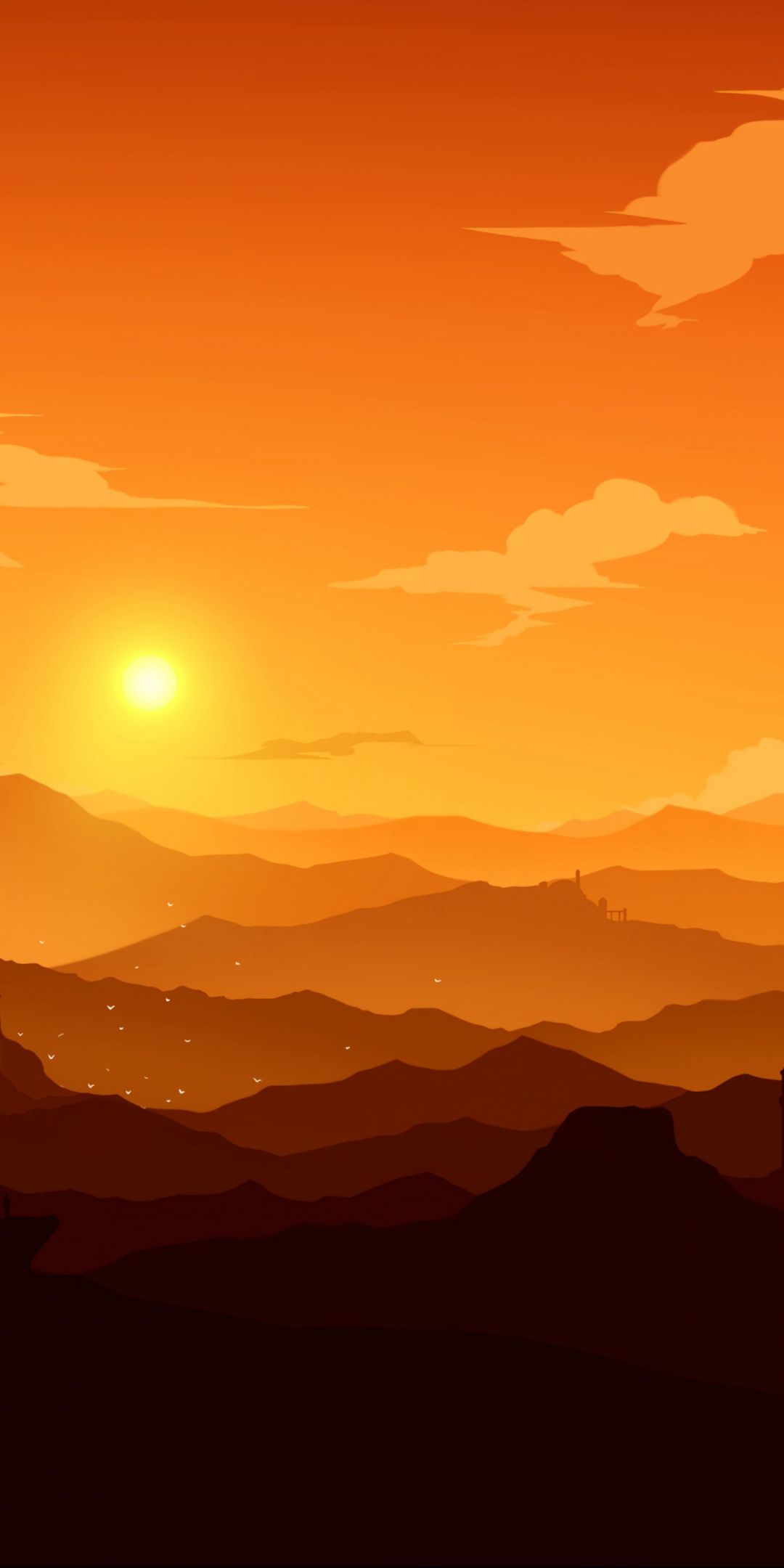 Sunset Castle Wallpapers