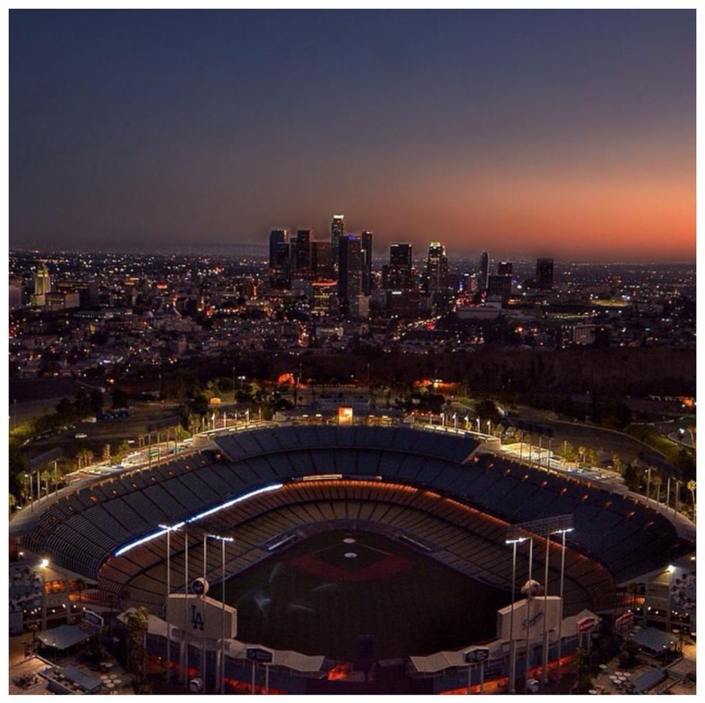 Sunset Dodger Stadium Wallpapers