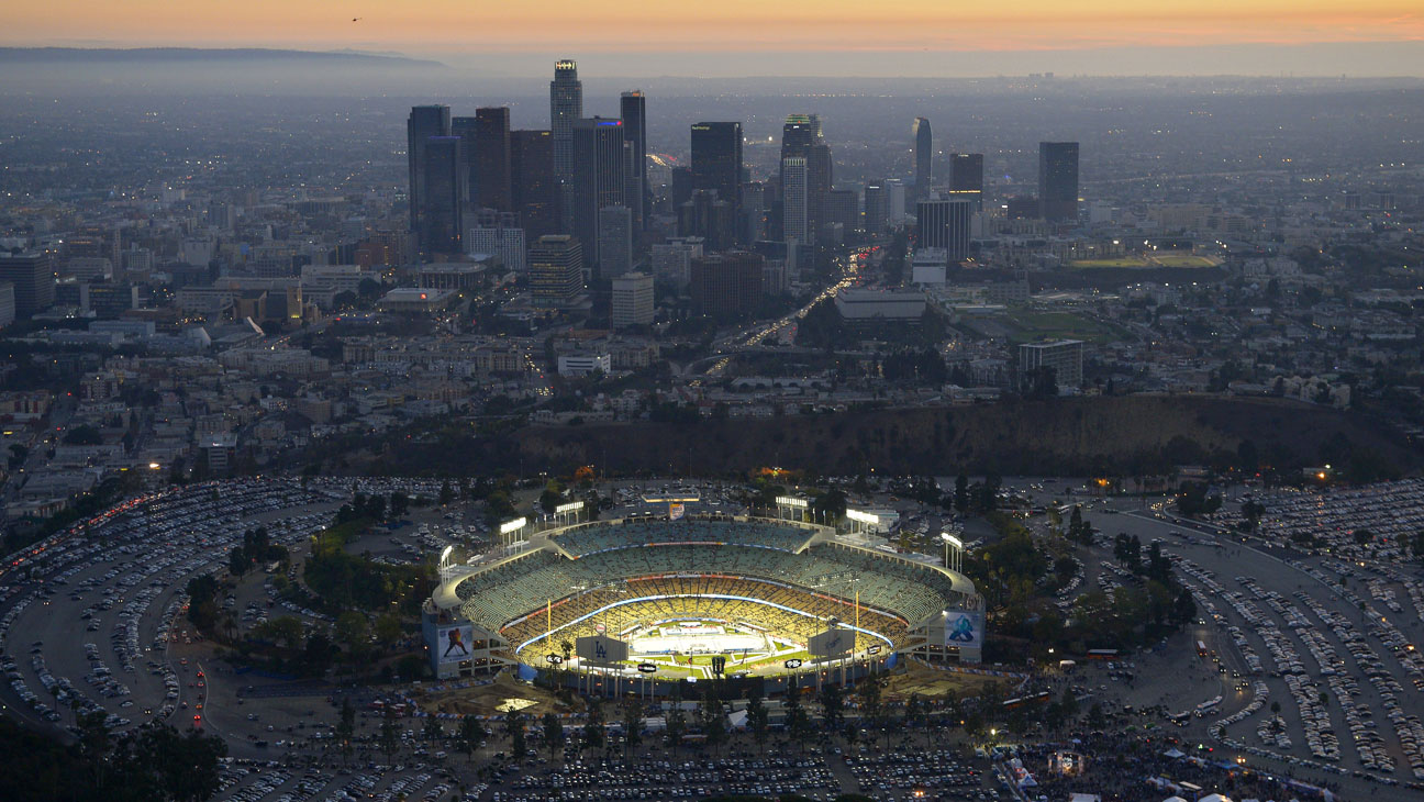 Sunset Dodger Stadium Wallpapers