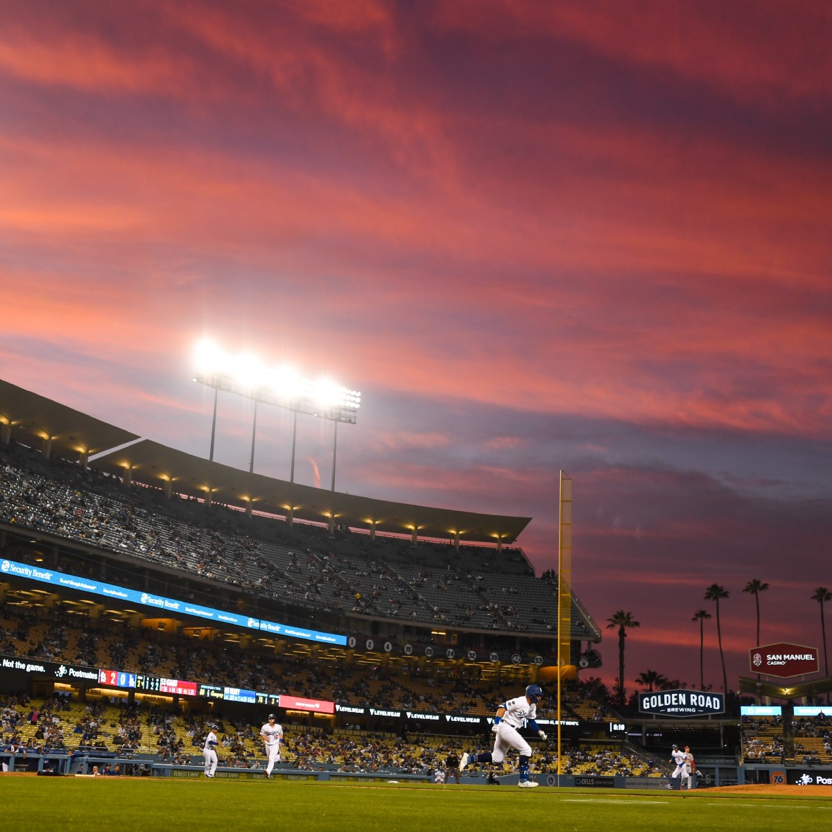 Sunset Dodger Stadium Wallpapers