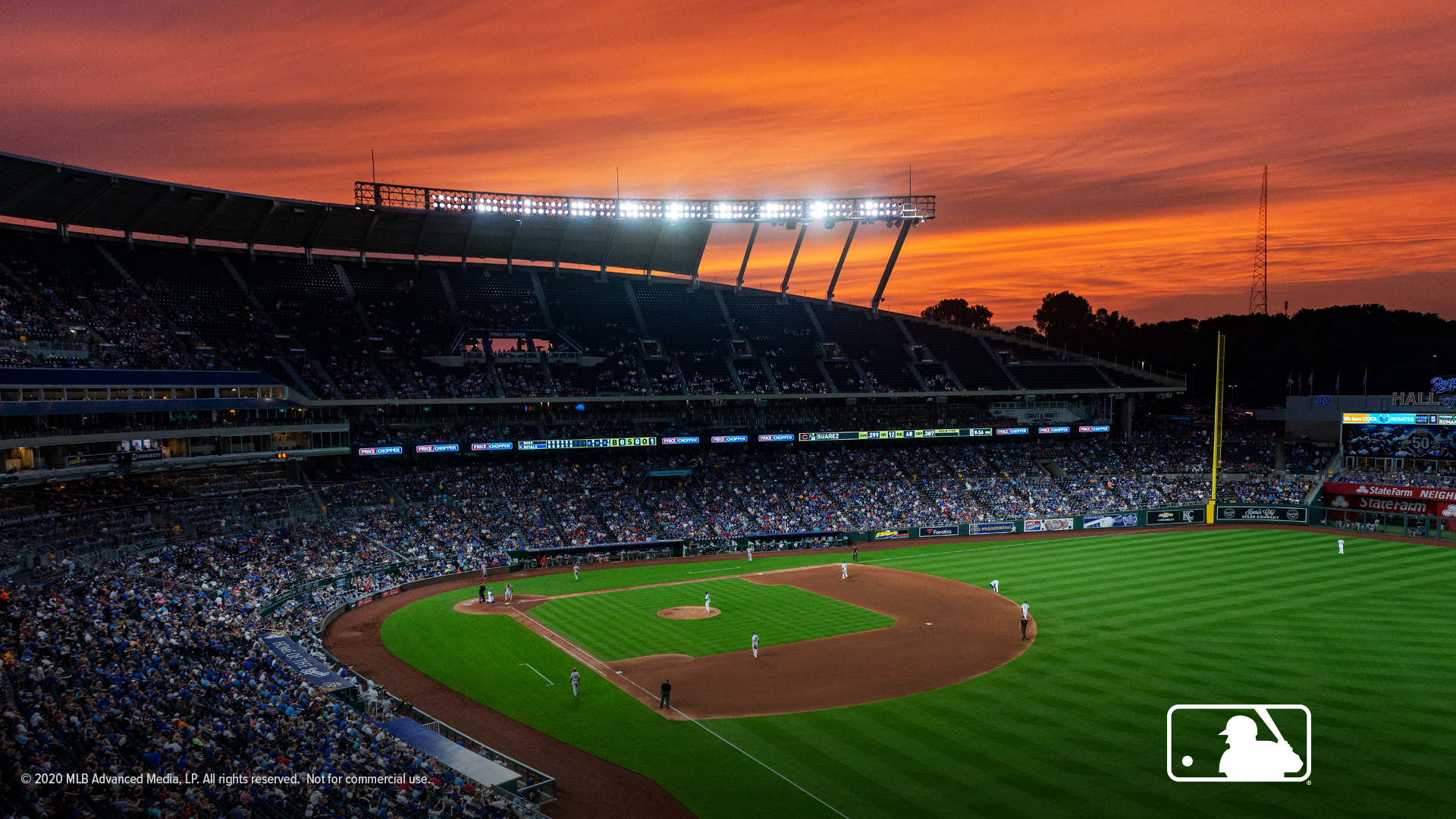 Sunset Dodger Stadium Wallpapers