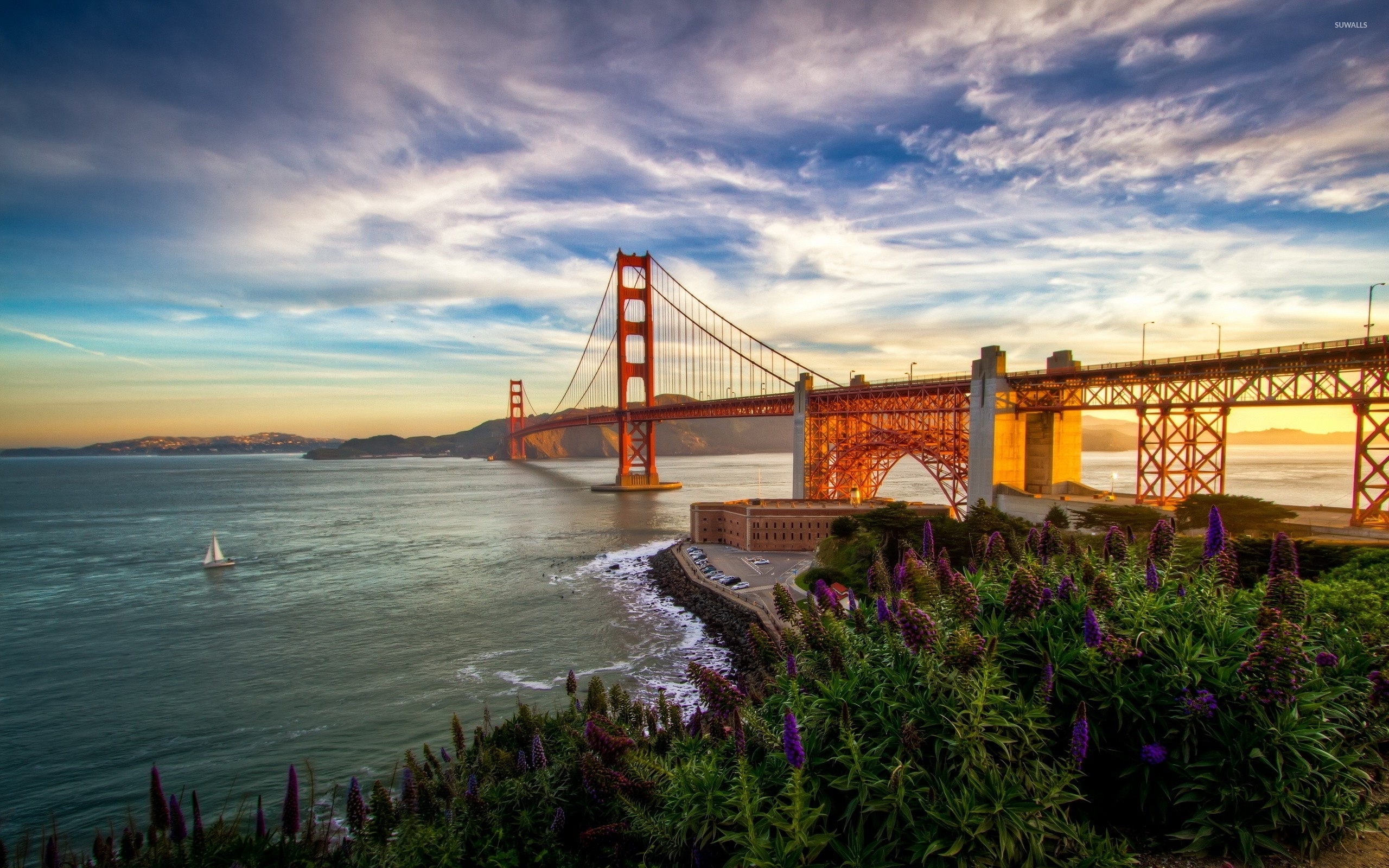 Sunset Golden Gate Bridge Wallpapers