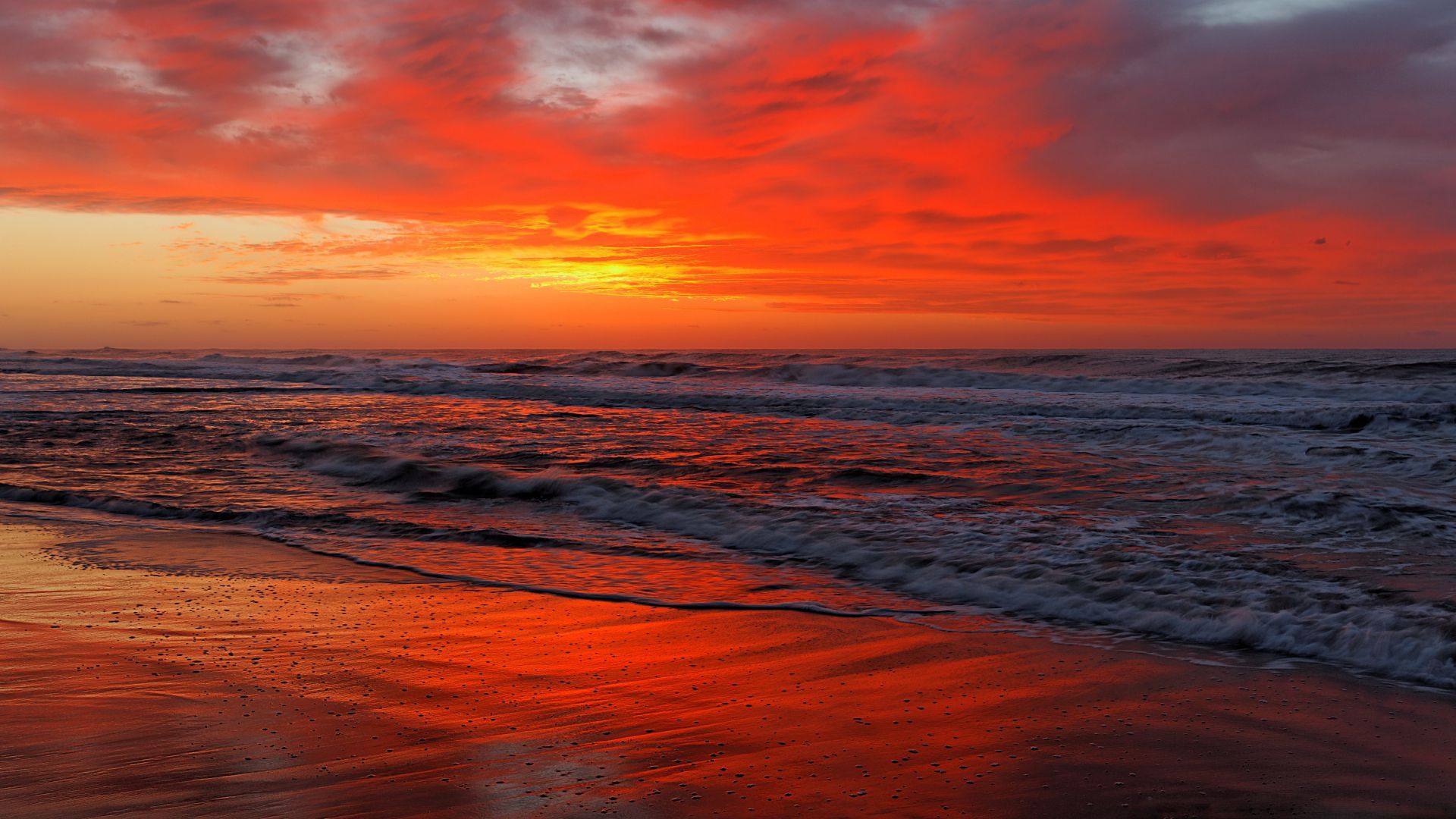 Sunset Ocean Beach Wallpapers