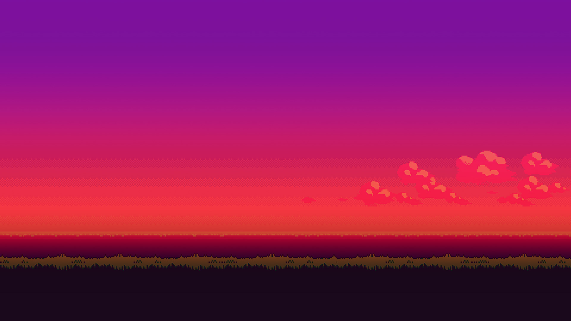 Sunset Pixel Wallpapers