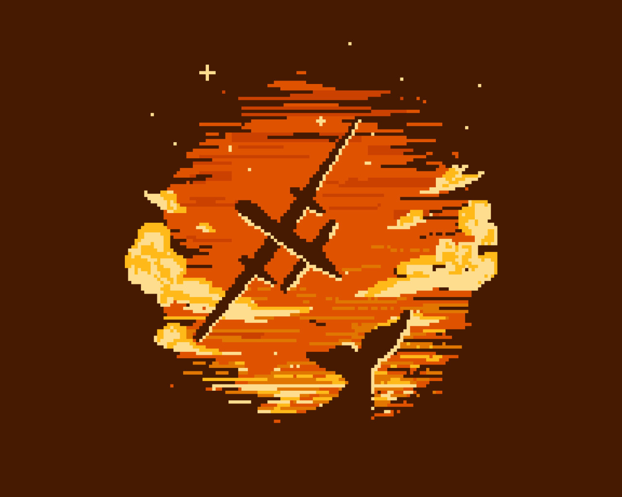 Sunset Pixel Wallpapers