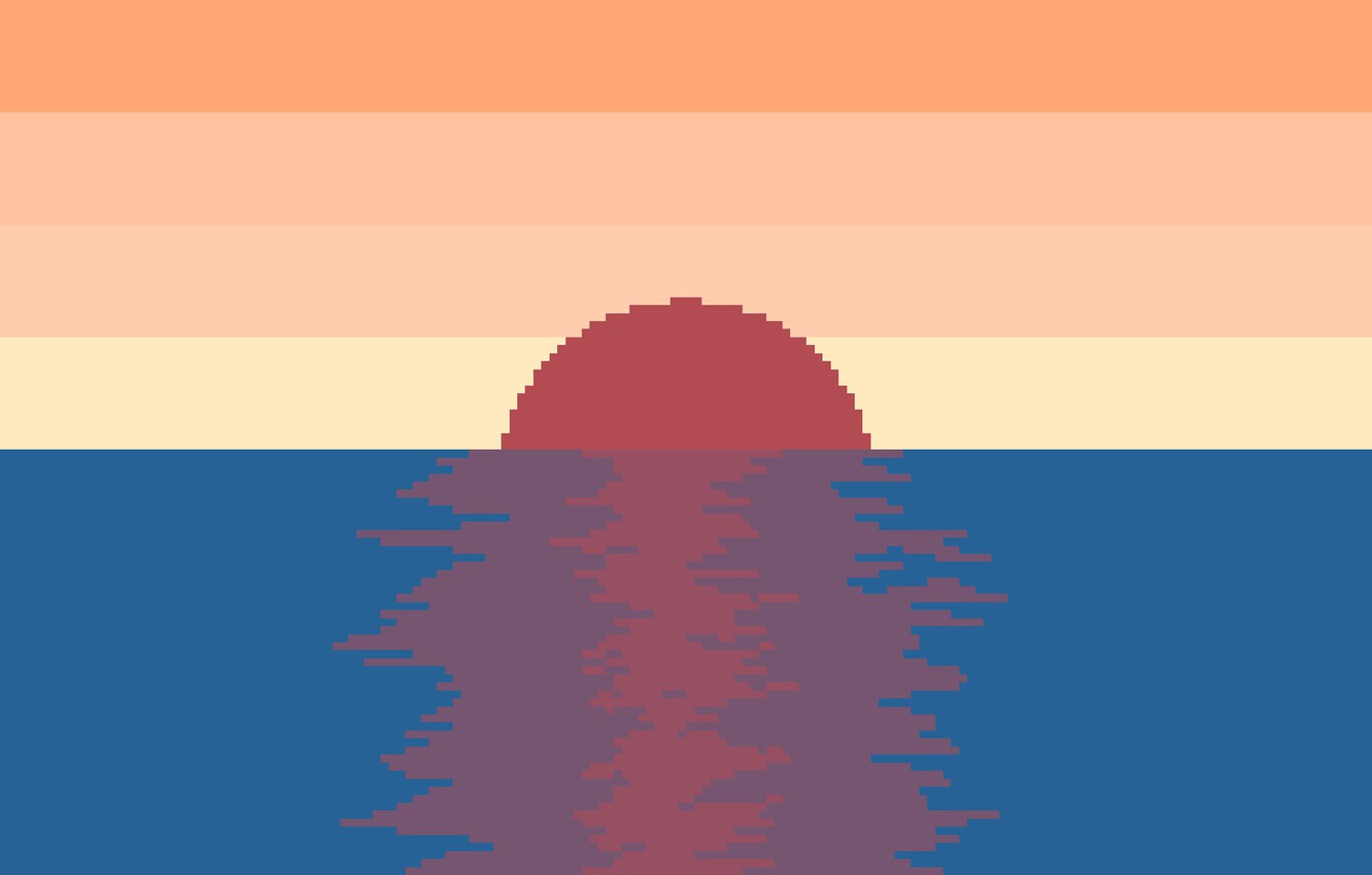 Sunset Pixel Wallpapers