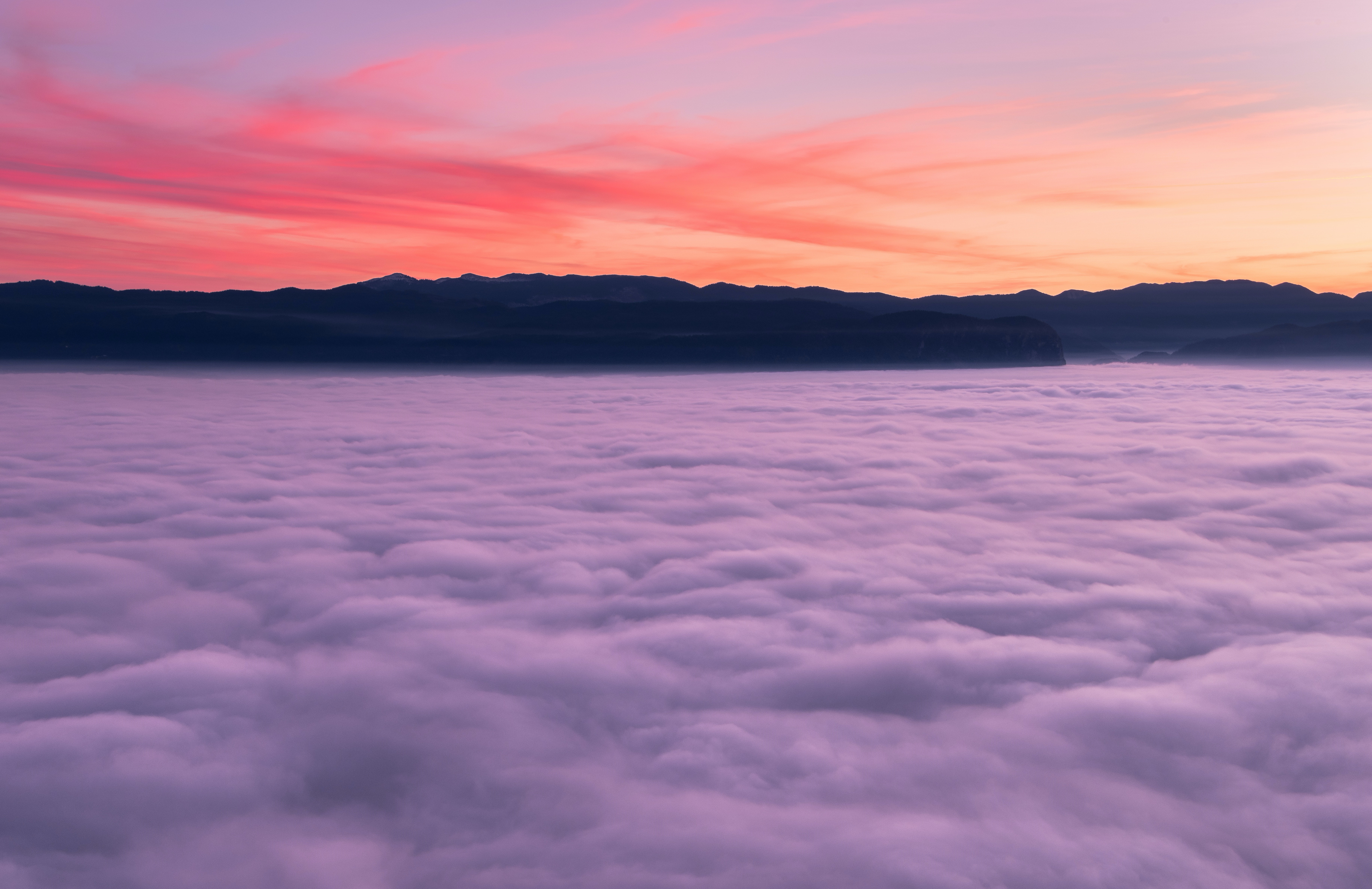 Sunset Purple Clouds Wallpapers