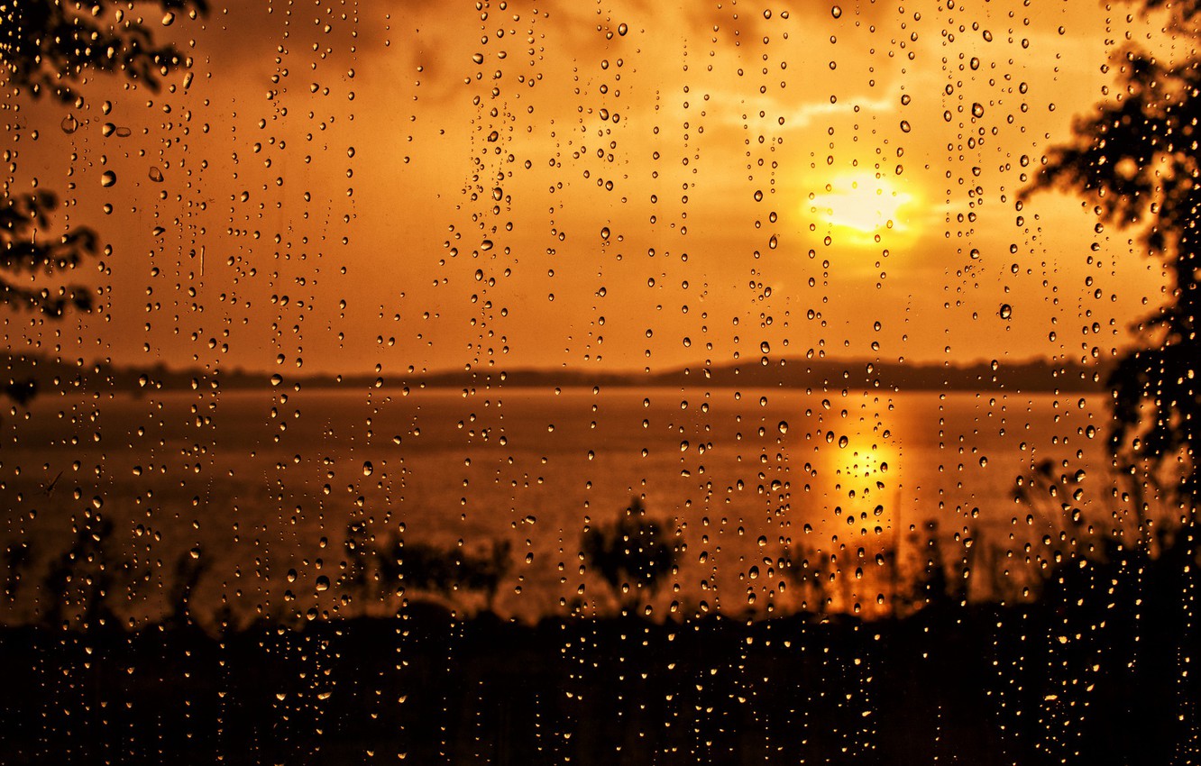 Sunset Rain Wallpapers