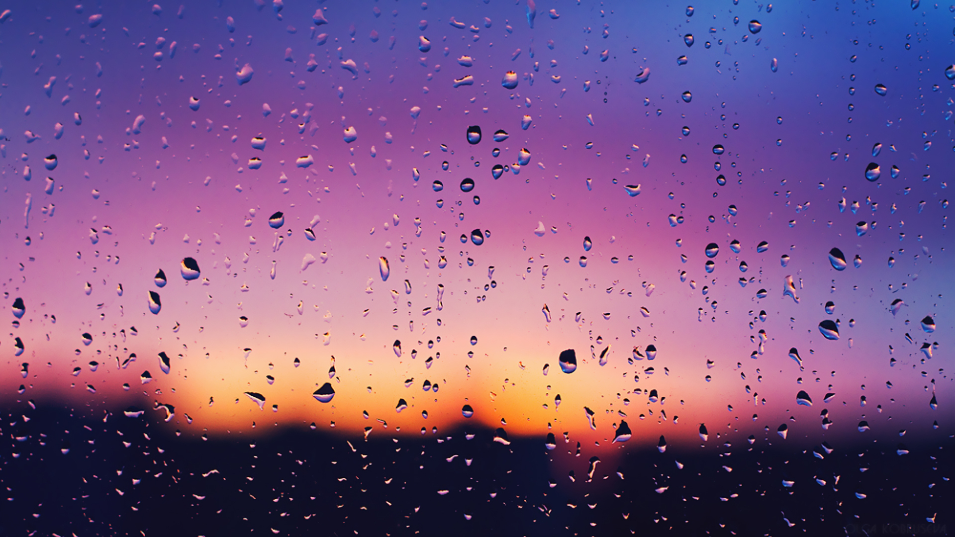 Sunset Rain Wallpapers