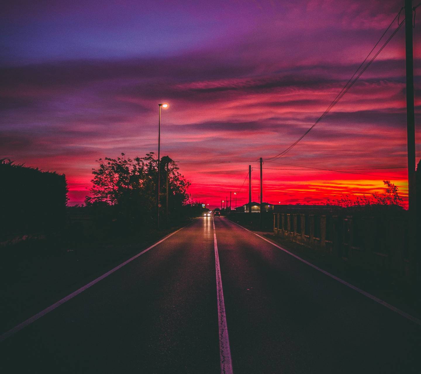 Sunset Road Wallpapers