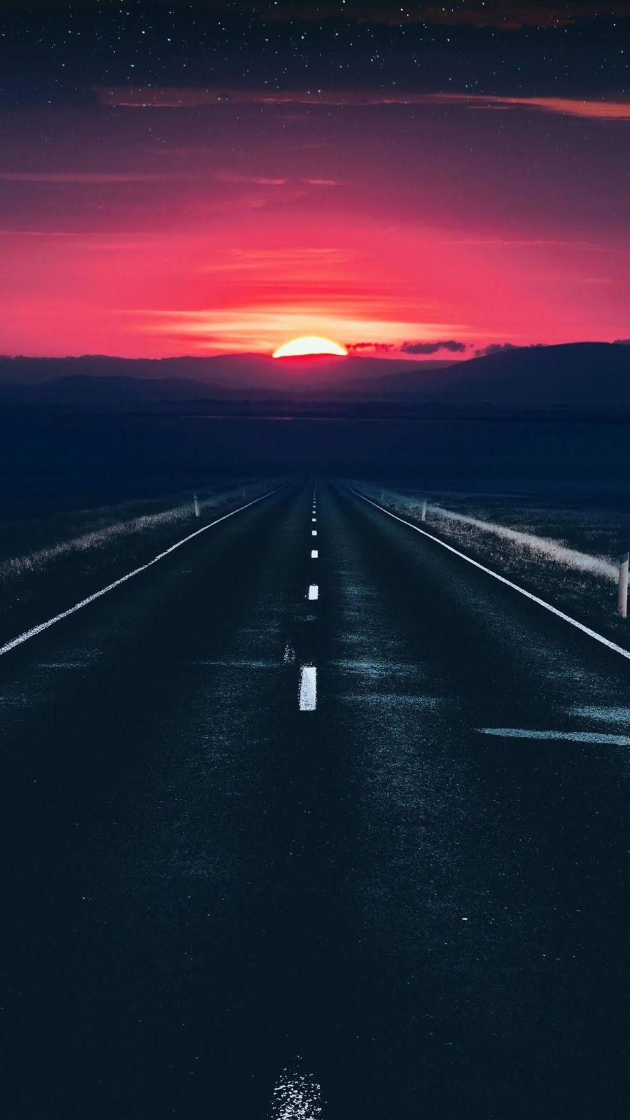 Sunset Road Wallpapers