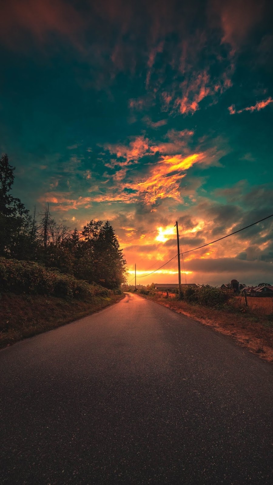 Sunset Road Wallpapers